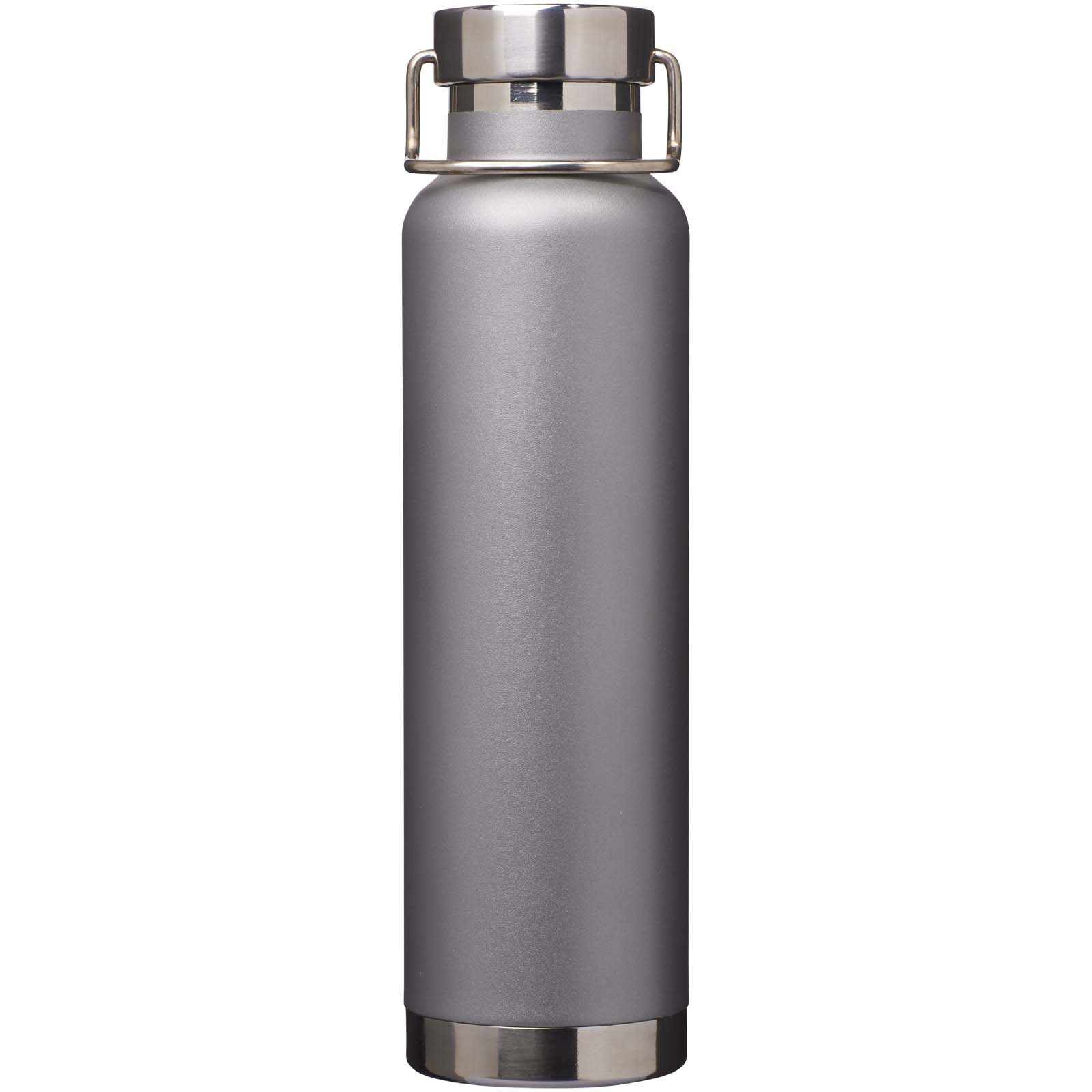 Thor 650 ml RCS-zertifizierte Kupfer-Vakuum Isolierflasche aus recyceltem Edelstahl grau