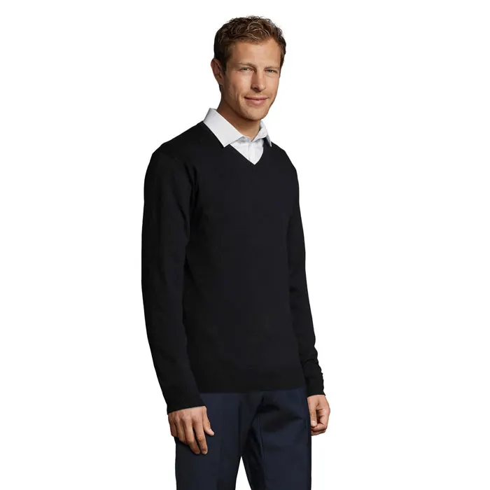 Herren-Pullover mit V-Ausschnitt Galaxy