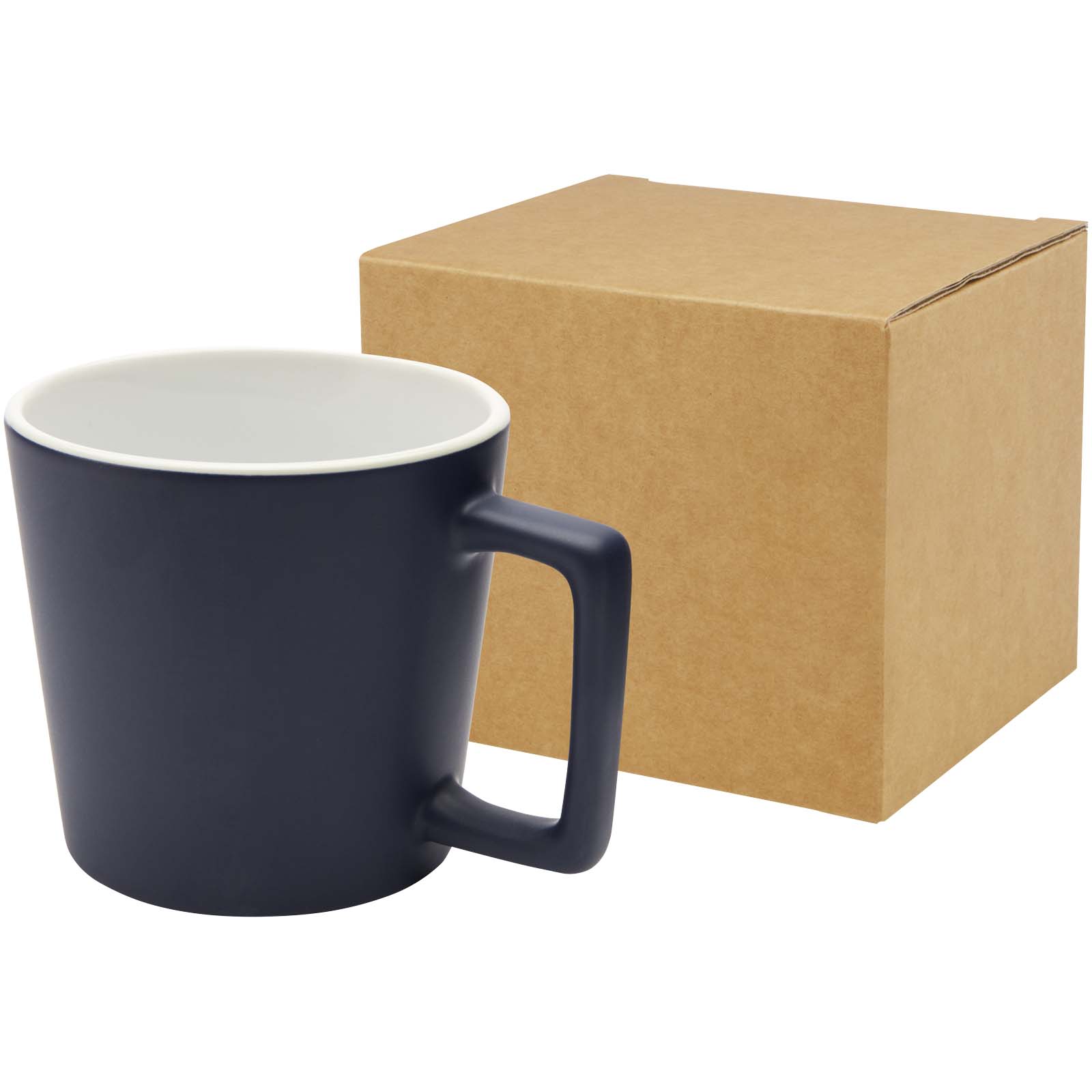 Cali 370 ml Keramiktasse mit matter Oberfläche marineblau