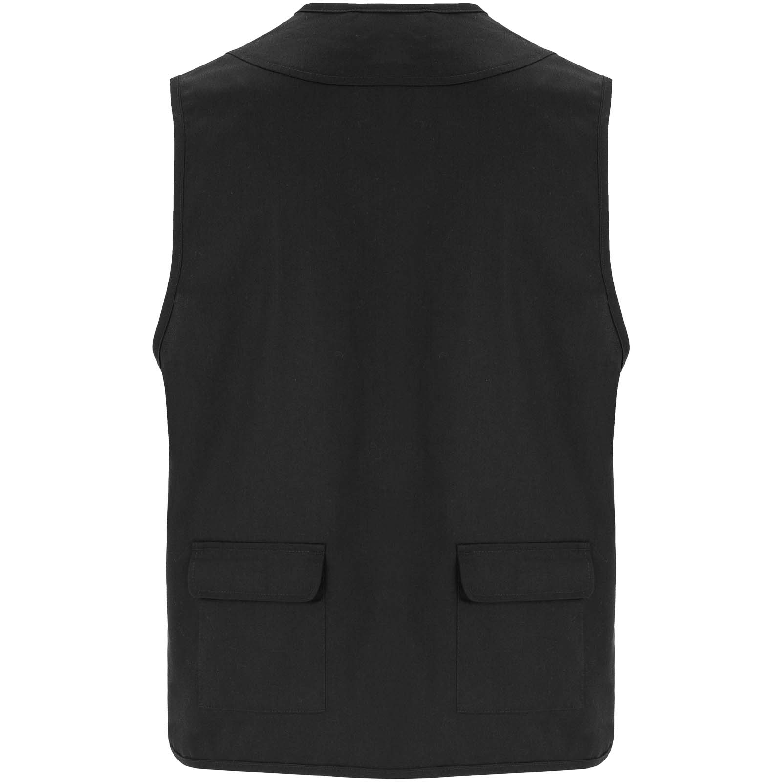 Venera Arbeitsweste mit V-Ausschnitt und mehreren Taschen, 200 g/m2 schwarz