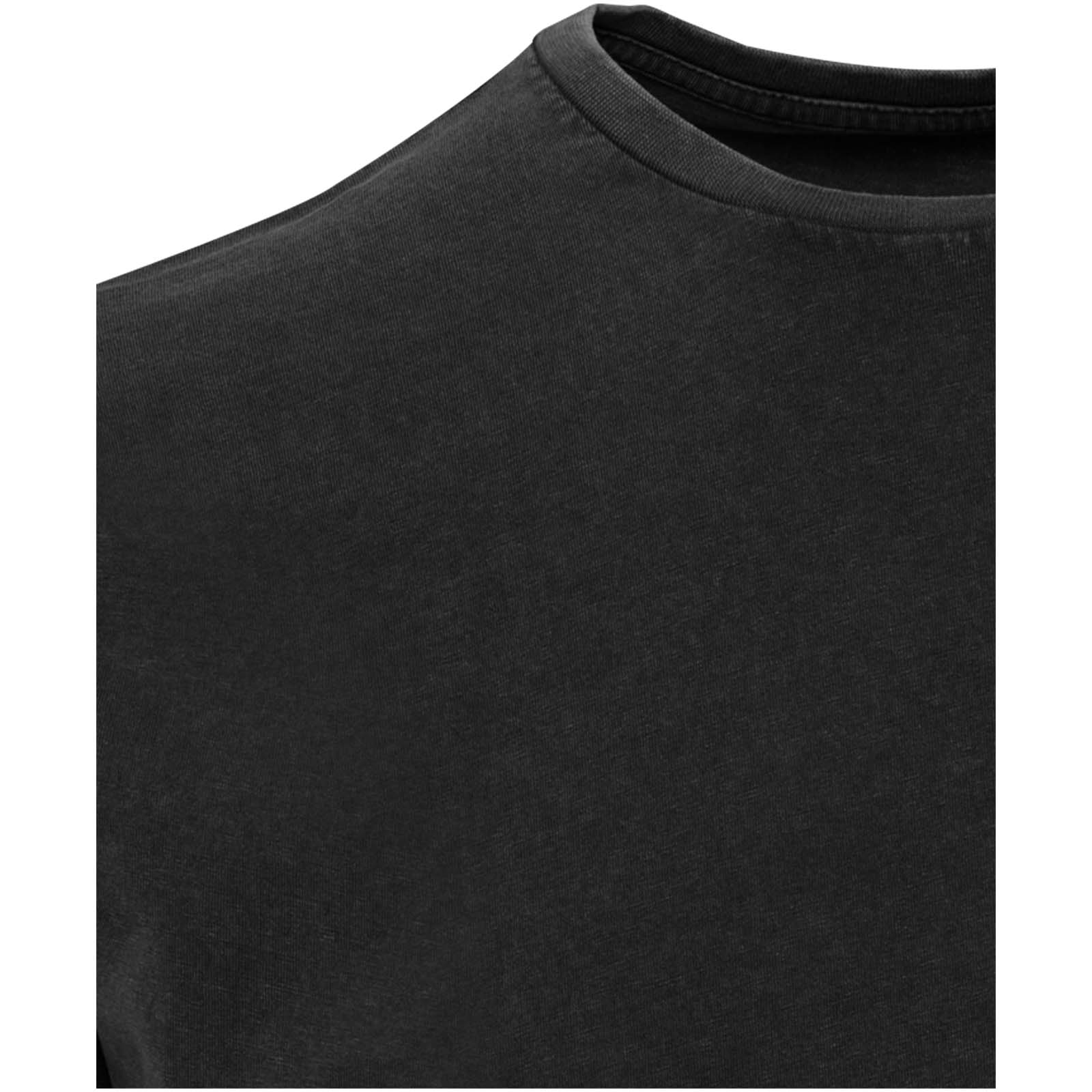 Nanaimo Kurzärmeliges T-Shirt für Herren im Washed Look, 160 g/m2 schwarz