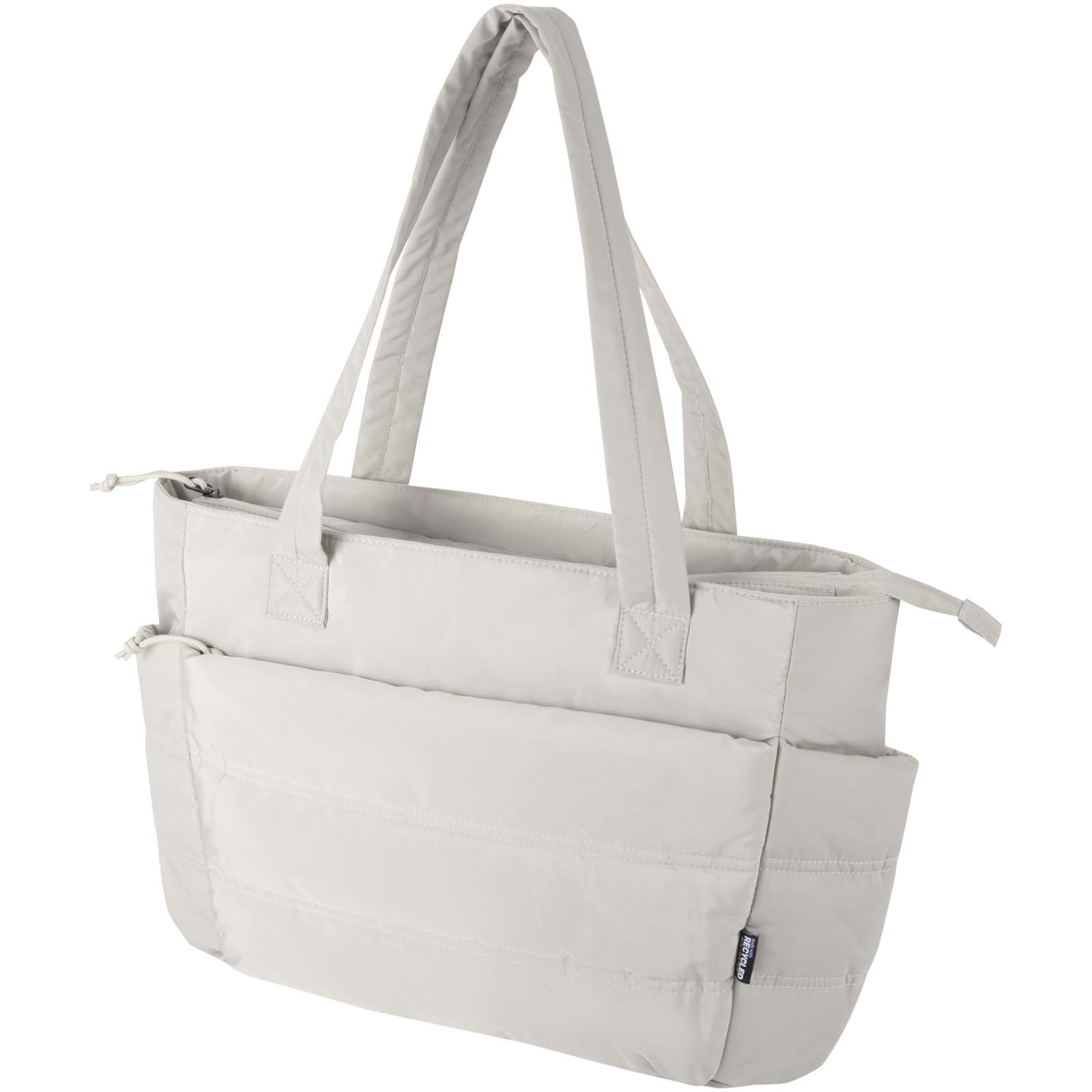 Puffer 15,6" GRS recycelte Laptoptragetasche 18L sandstone