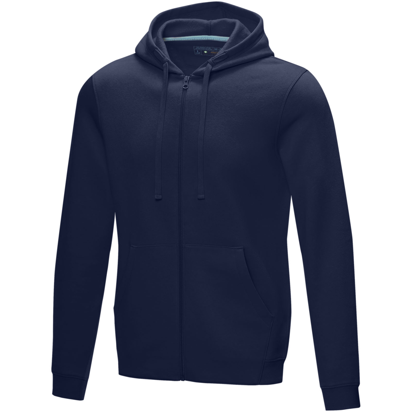 Ruby Hoodie mit durchgehendem Reißverschluss aus Bio-Material für Herren navy