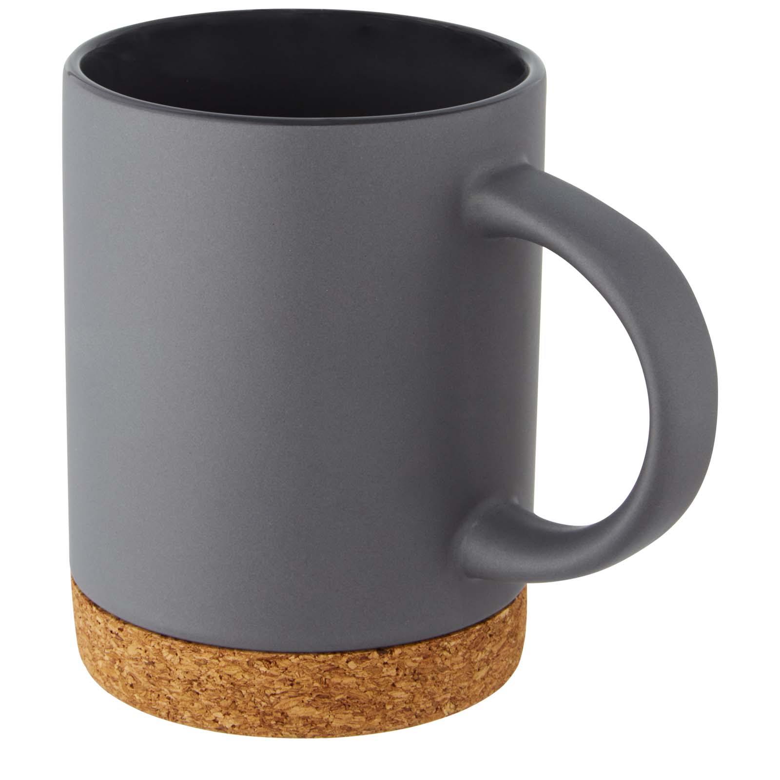 Neiva 425 ml Keramiktasse mit Korkboden grau