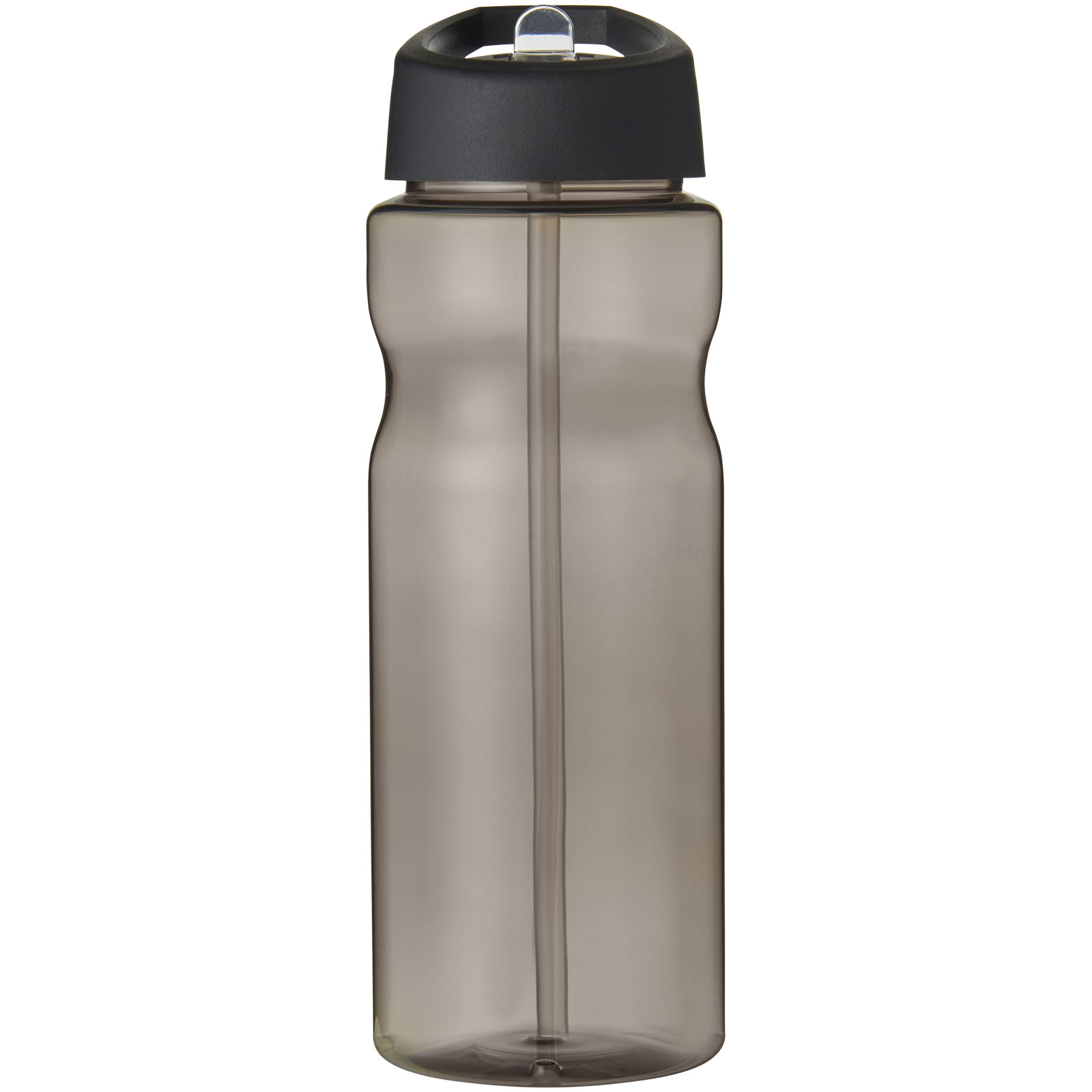 H2O Active® Base 650 ml Sportflasche mit Ausgussdeckel charcoal, schwarz