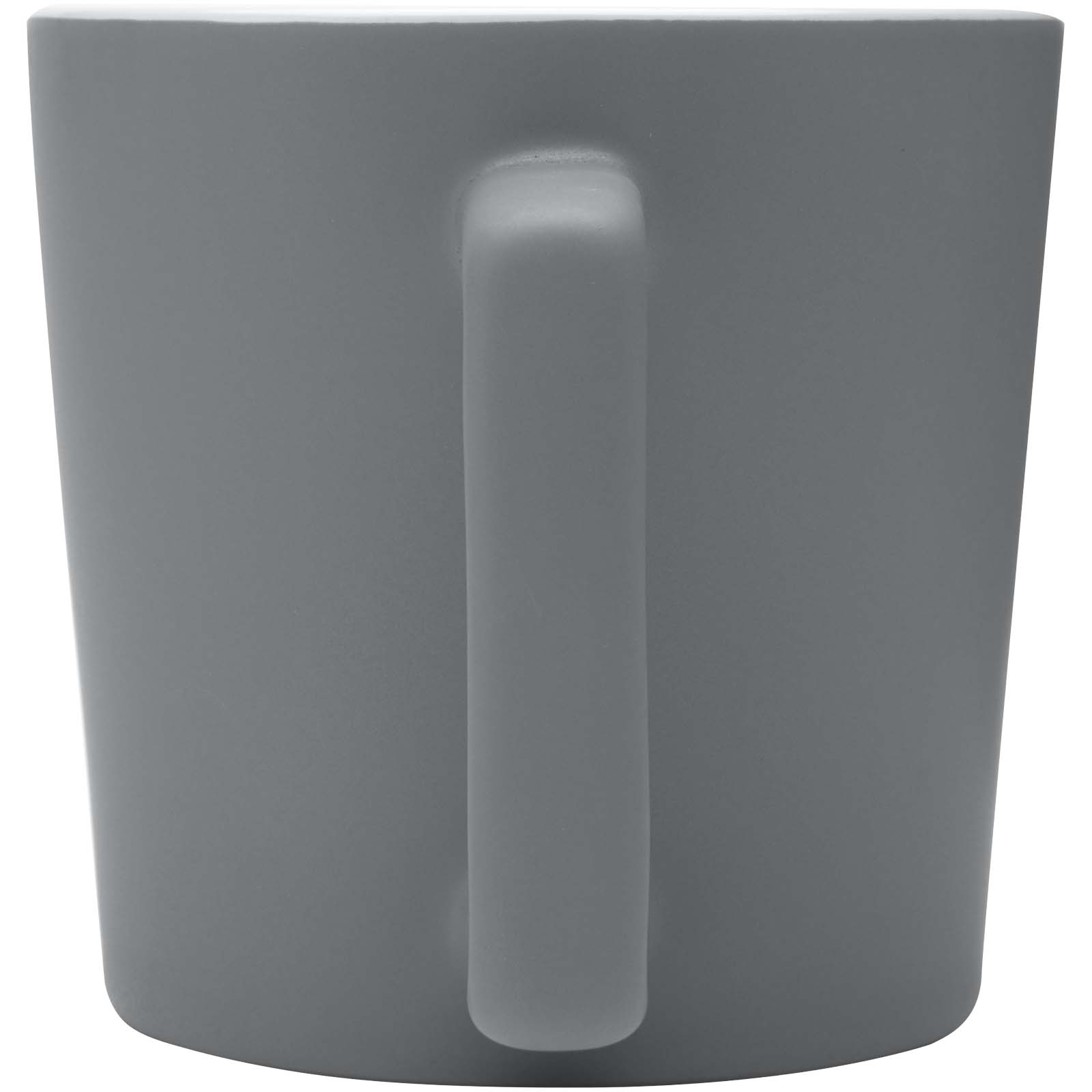 Cali 370 ml Keramiktasse mit matter Oberfläche weiss, grau matt
