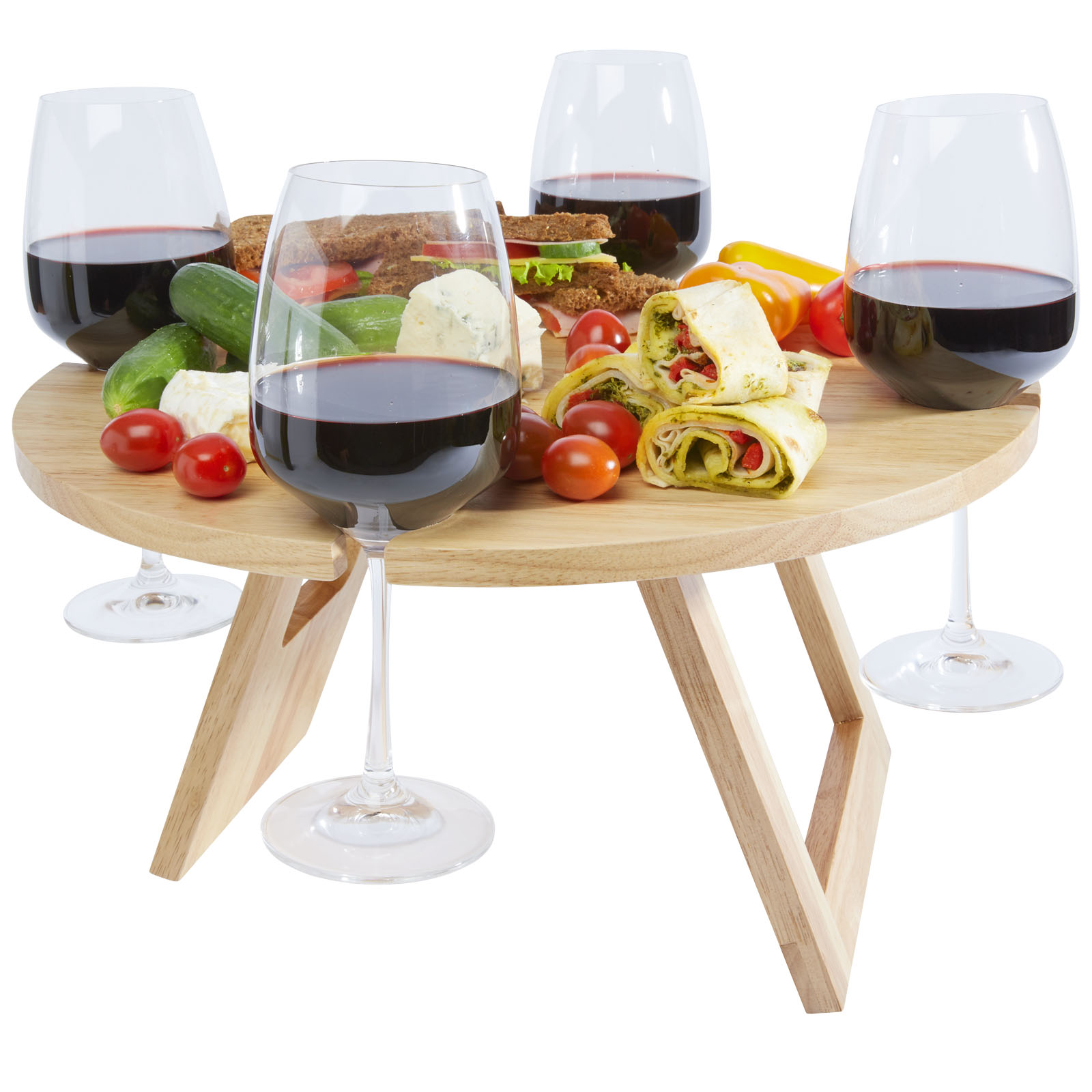 Soll klappbarer Picknicktisch natural