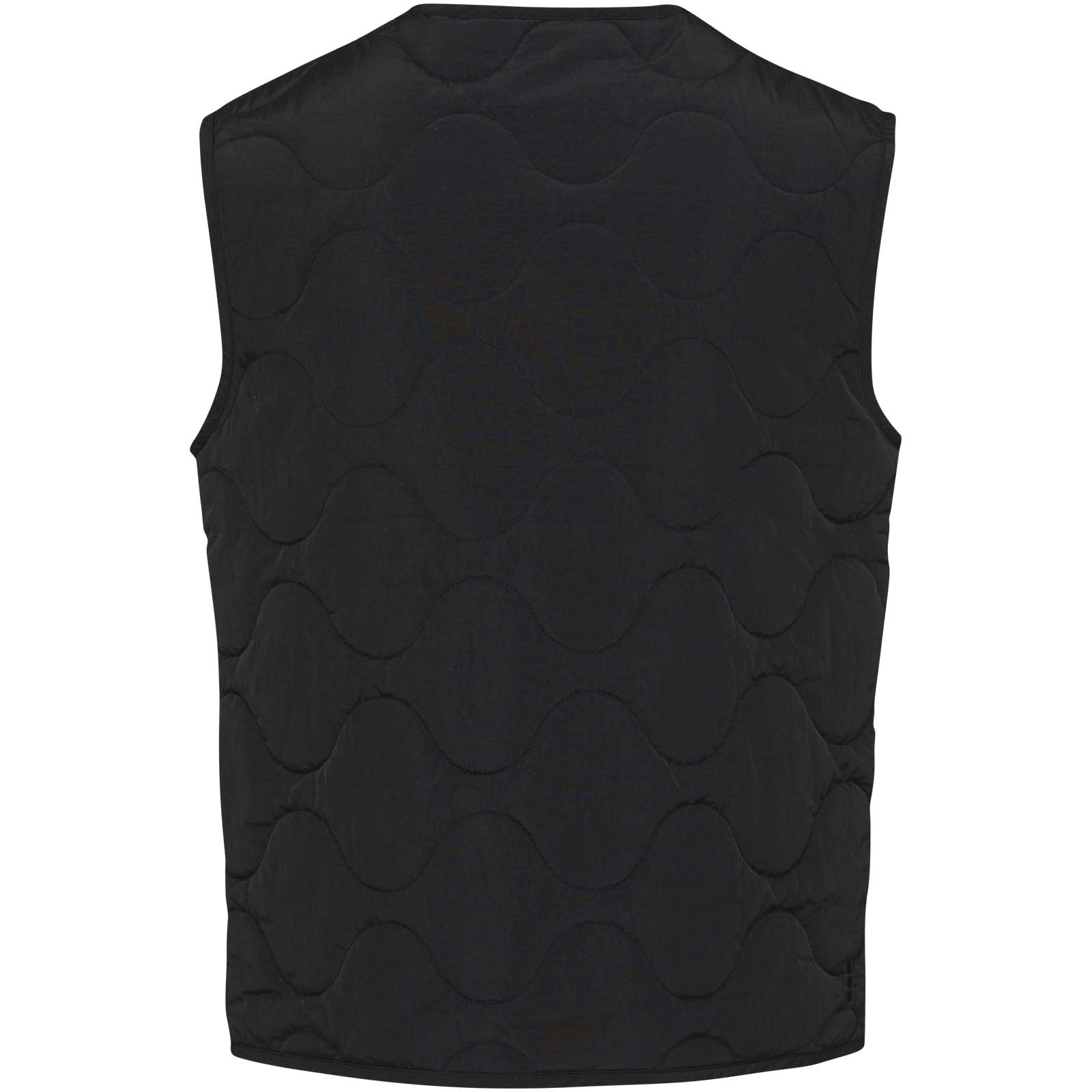 Quarz GRS-recycelte Thermoweste Unisex schwarz