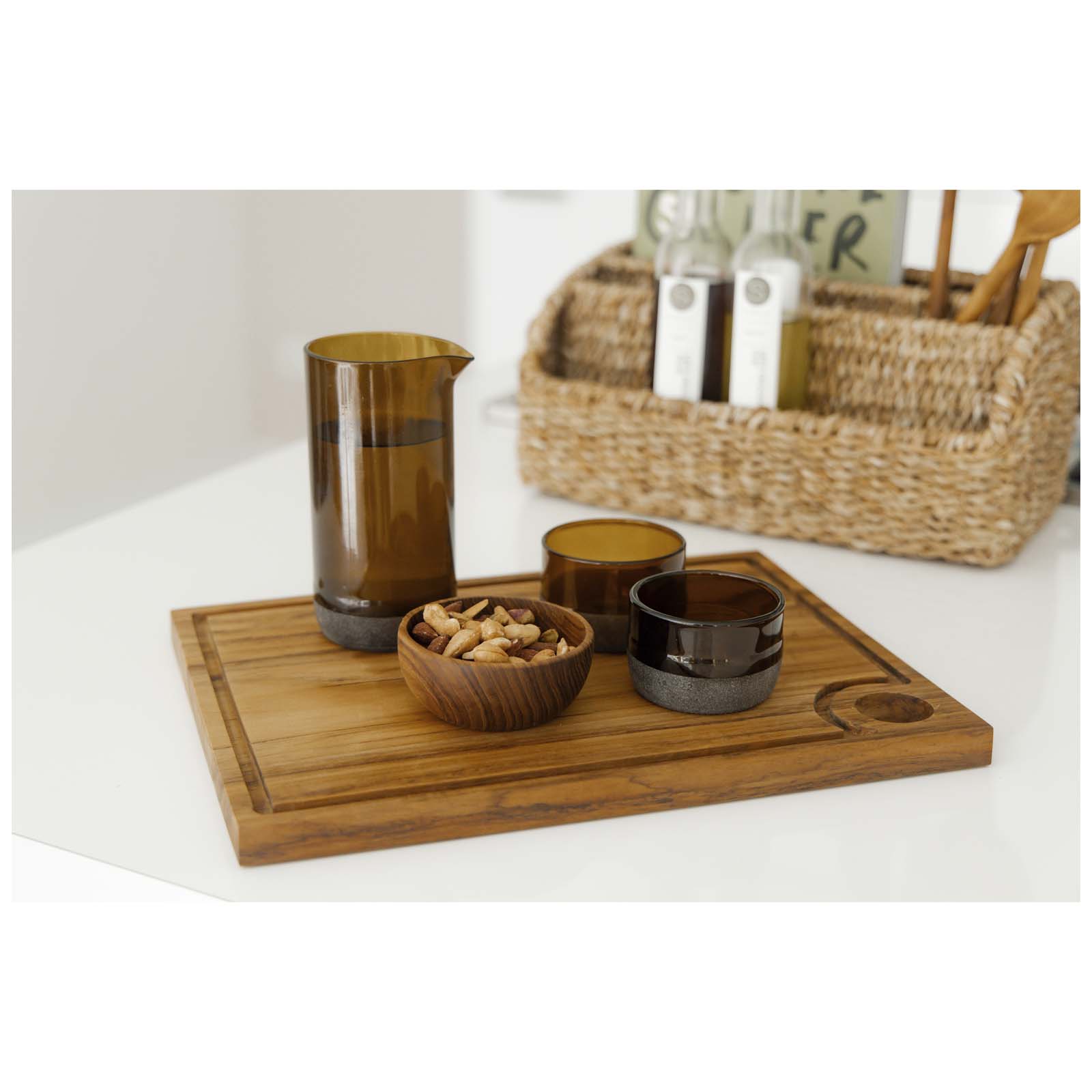 Originalhome 430 ml Wasserkaraffe braun