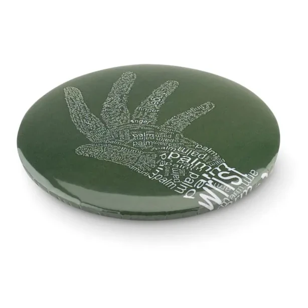 Badge mit Make-up Spiegel