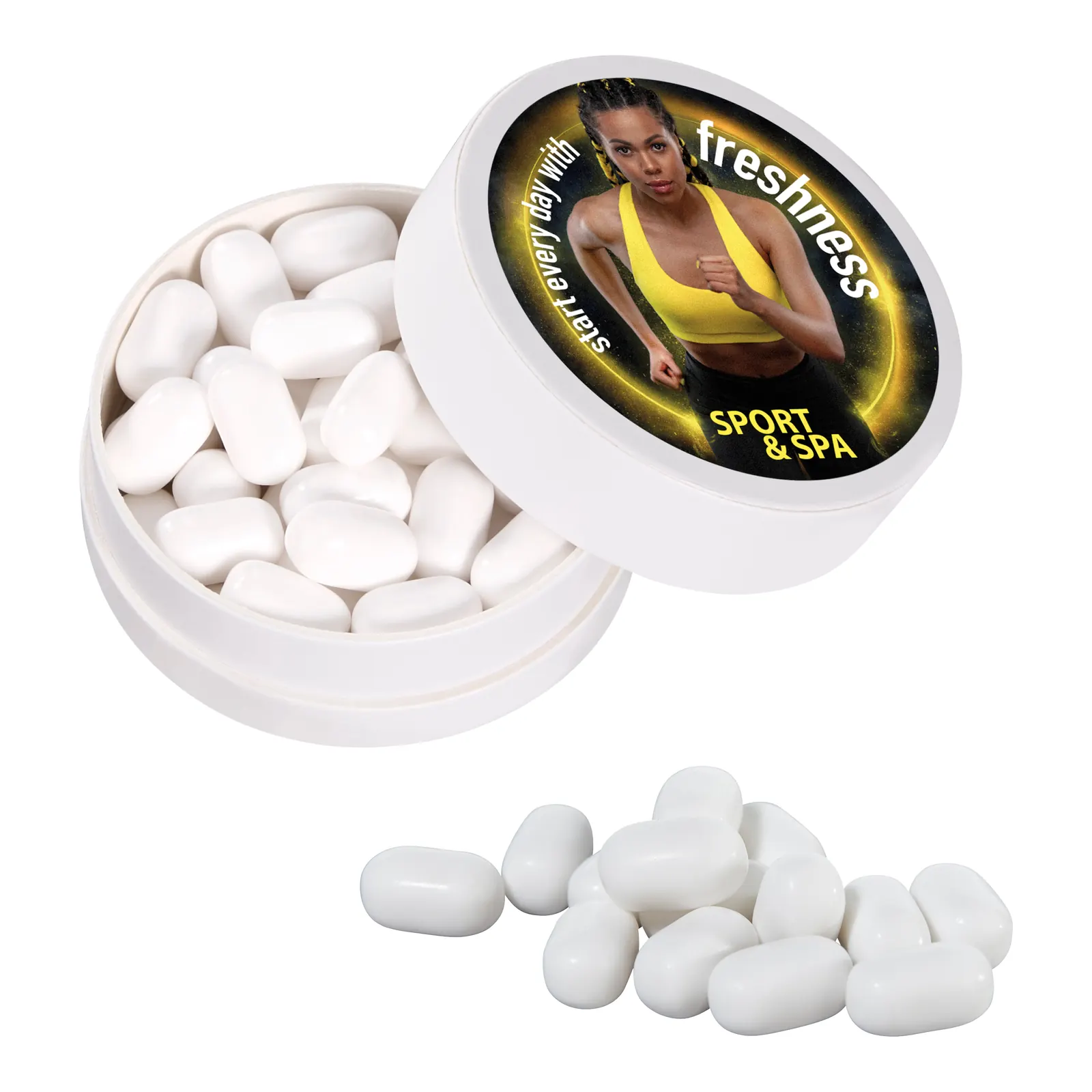 Papier XS-Taschendose mit tic tac, 15g