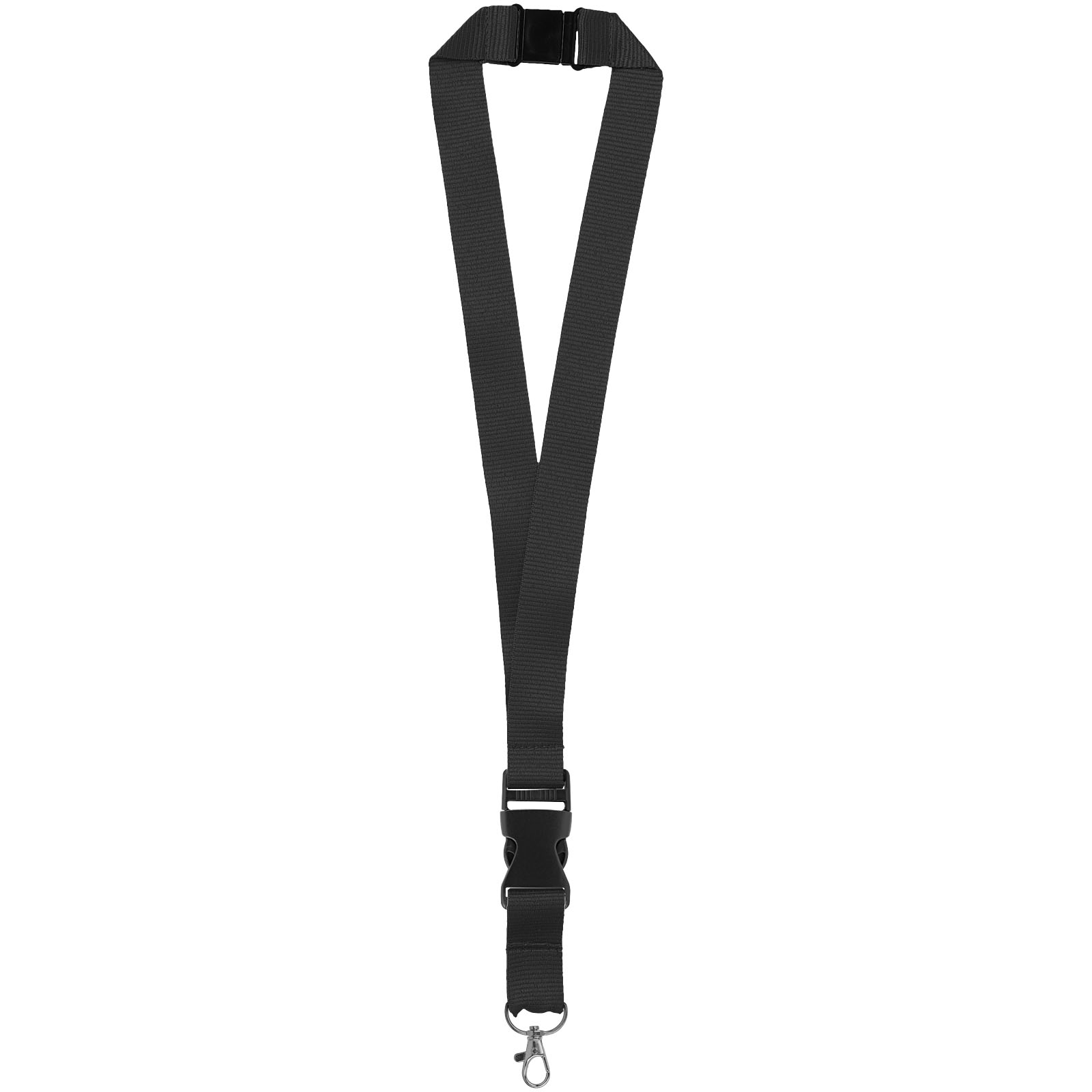 Yogi Lanyard mit Sicherheitsverschluss schwarz