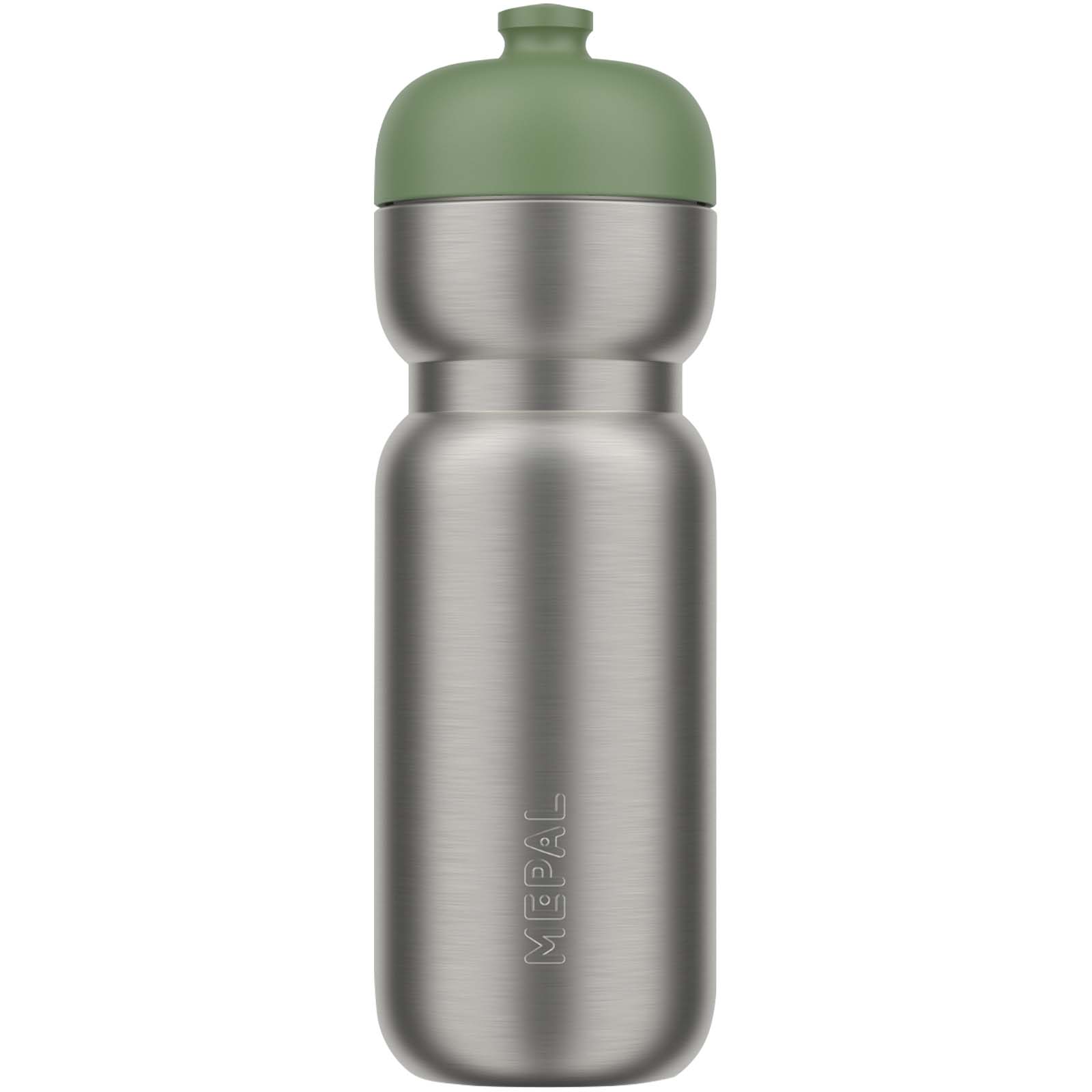 Mepal Pull 800 ml Edelstahl Sportflasche moosgrün
