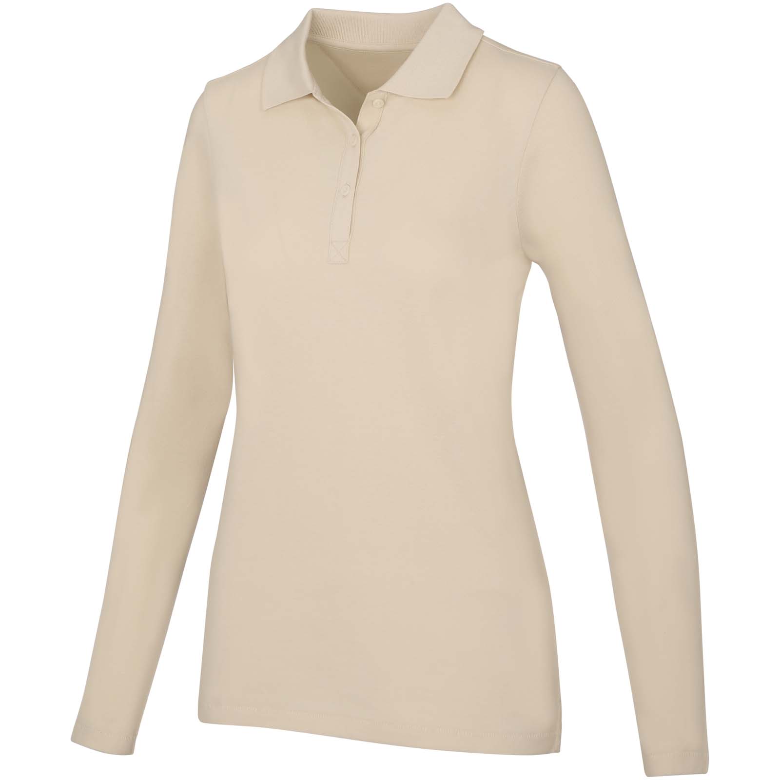 Calgary 180 g/m² Langarm Poloshirt für Damen sandstone