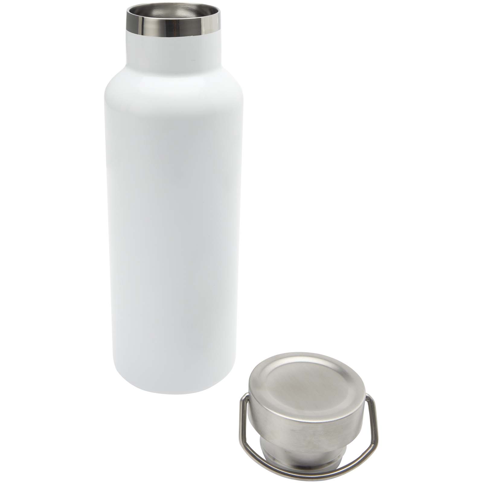Thor 500 ml RCS-zertifizierte  Sublimation Trinkflasche aus recyceltem Edelstahln weiss