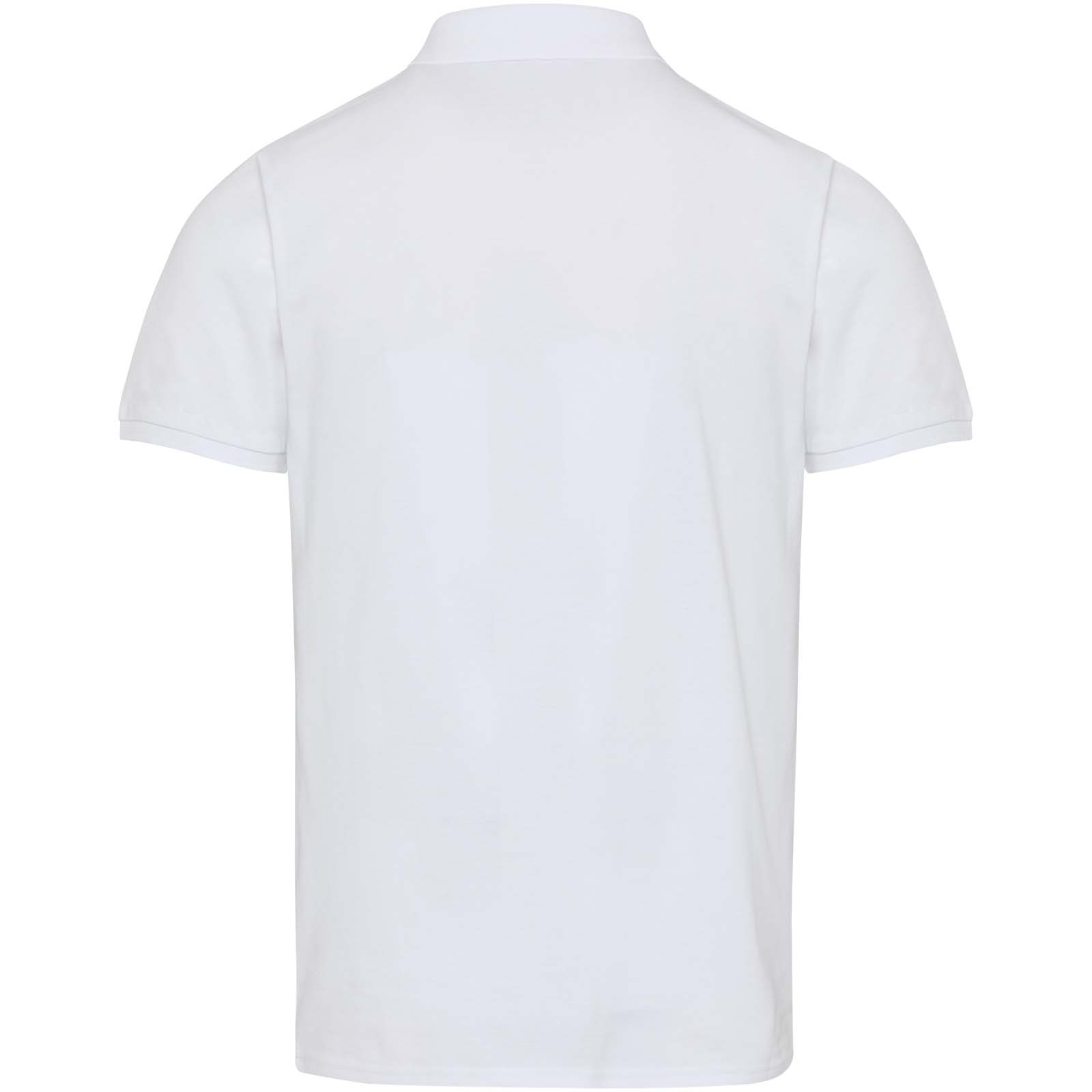 Beryl 220 g/m² Kurzärmeliges Poloshirt Bio-Recyclingmaterial (OCS), unisex weiss