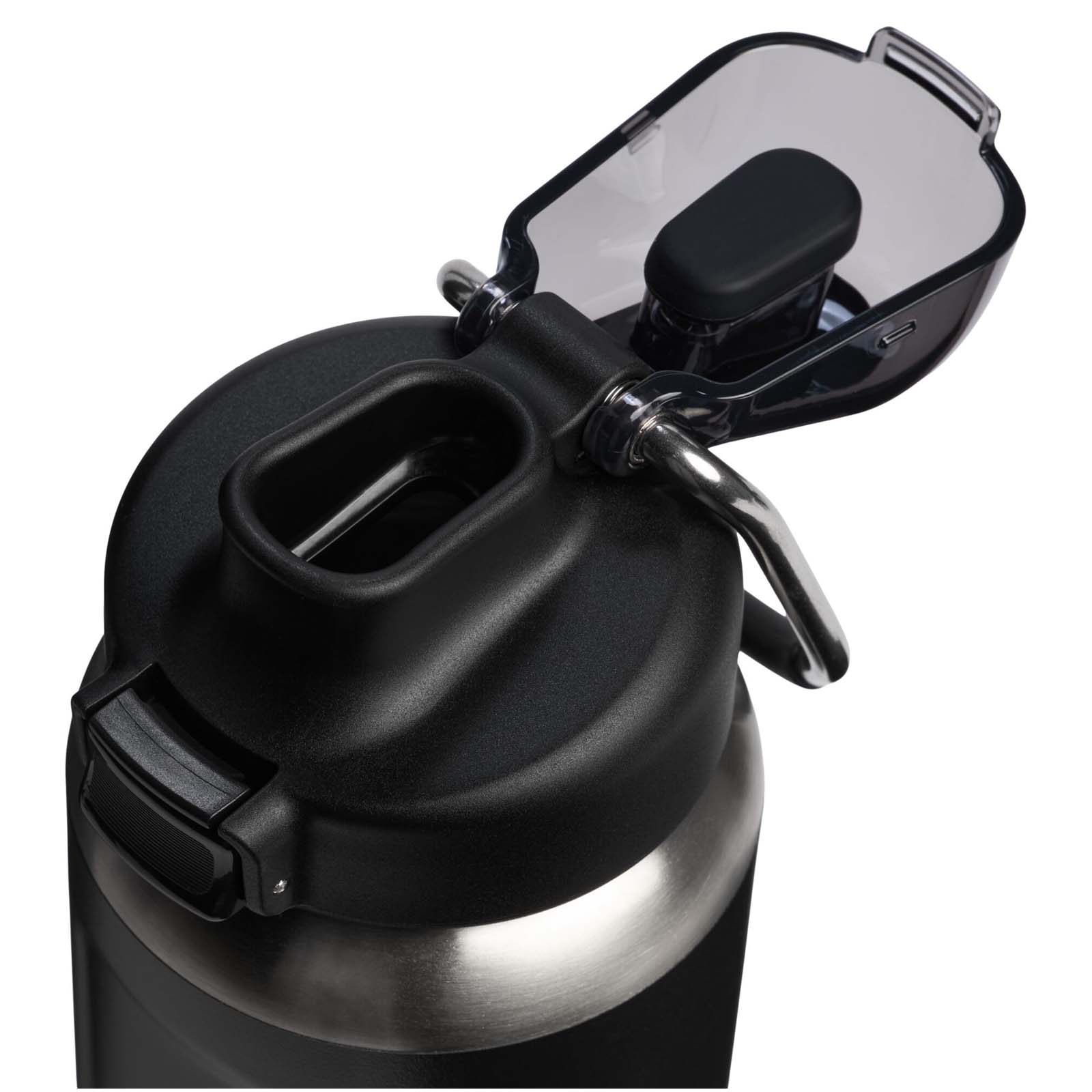 Stanley Classic Wellspring 710 ml isolierte Flasche aus recyceltem Edelstahl schwarz