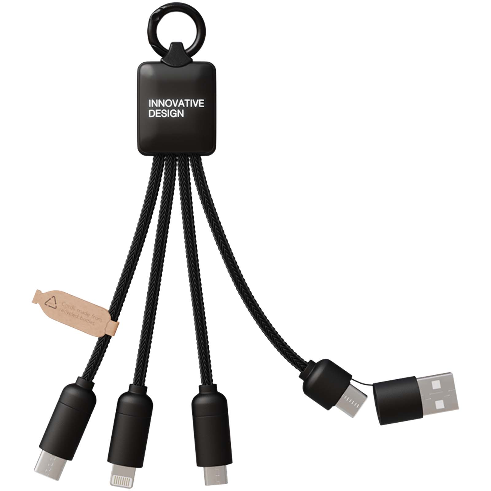 SCX.design C13 20W 5-in-1 Ladekabel schwarz