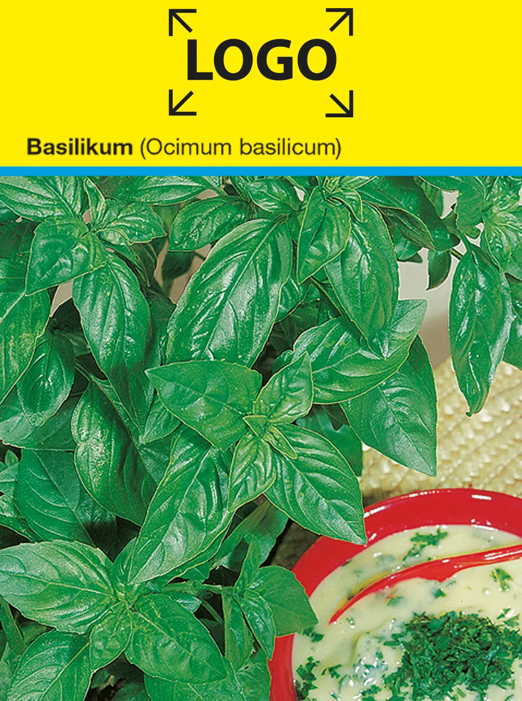 Samentütchen Basilikum 82 x 114 mm
