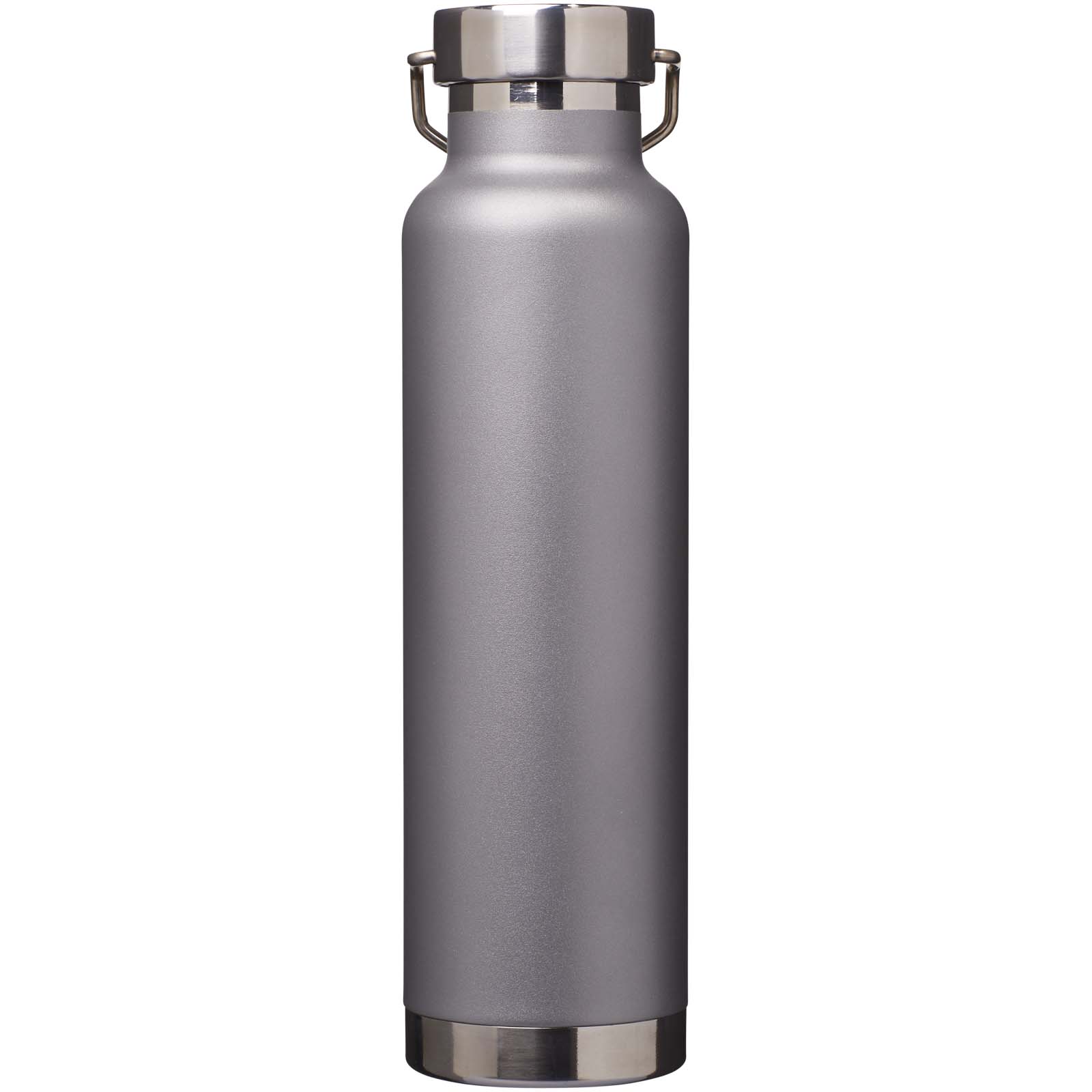 Thor 650 ml RCS-zertifizierte Kupfer-Vakuum Isolierflasche aus recyceltem Edelstahl grau