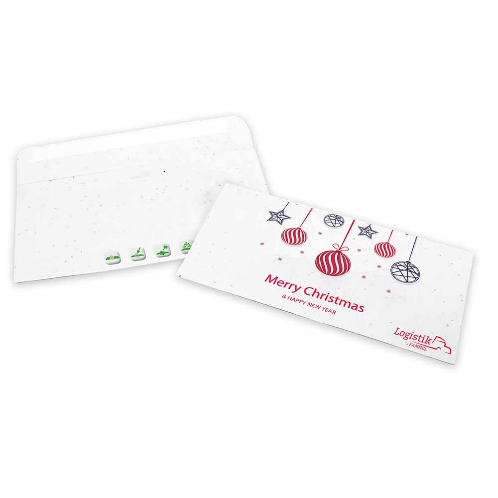 Samenpapier DIN lang-Umschlag - mit Digitaldruck