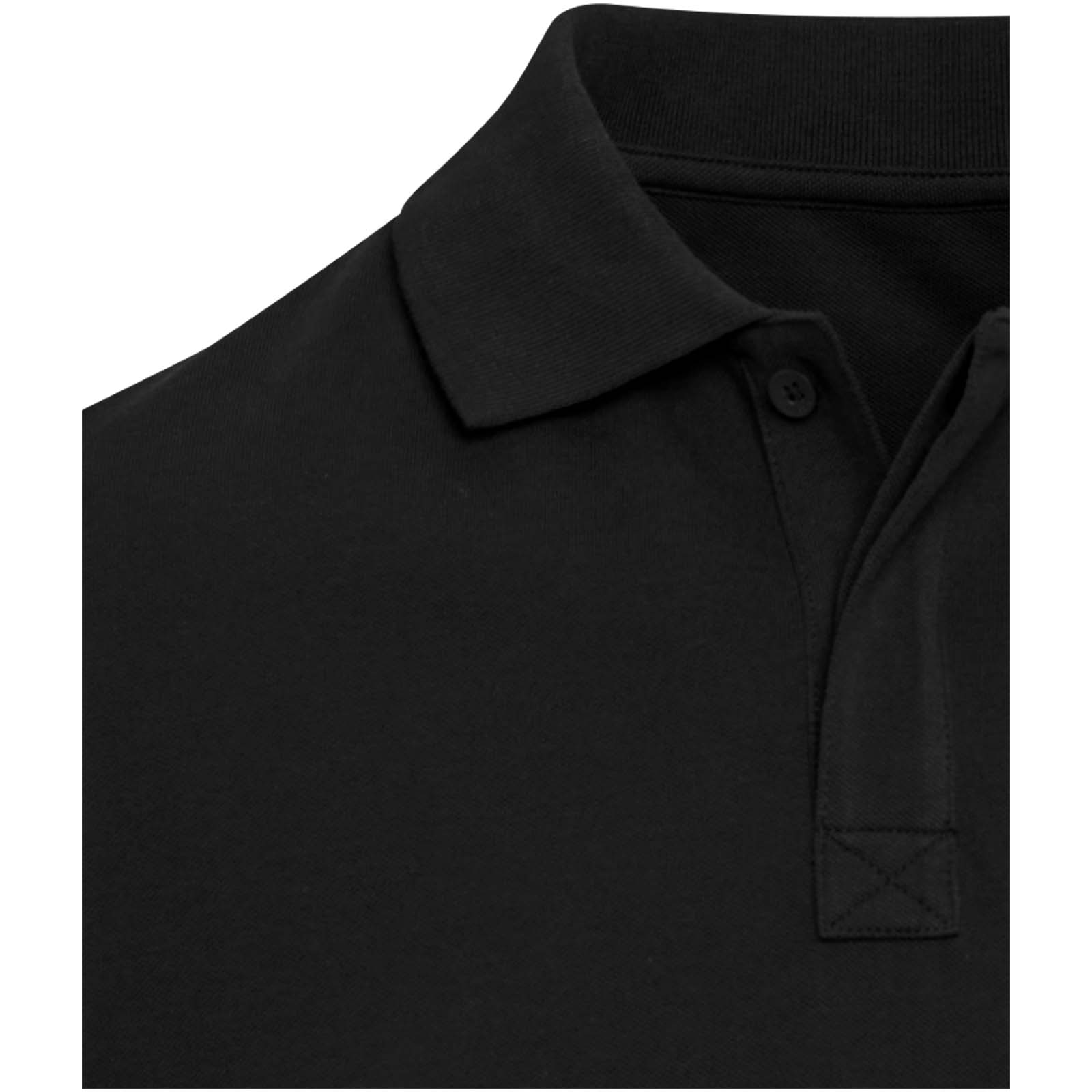 Graphite 180 g/m² Kurzärmeliges Poloshirt Bio Baumwolle (OCS), unisex schwarz