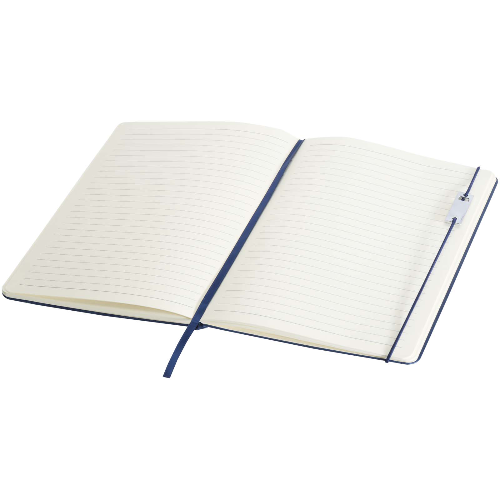 Legato Elegance A5 Hardcover Notizbuch mit Tintenroller Set ozeanblau, weiss