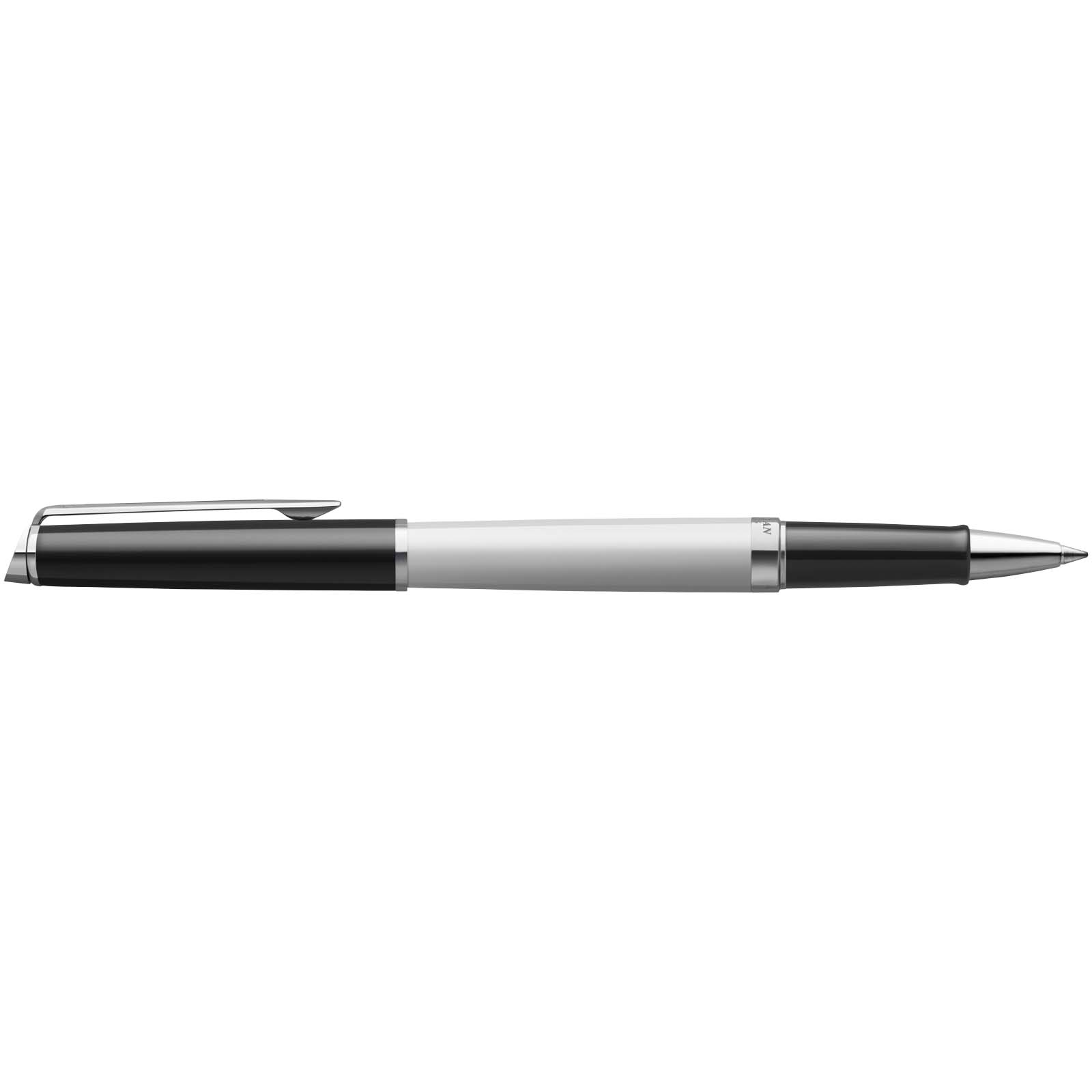 Waterman Hemisphere Color-Block Tintenroller mit Palladiumbeschichtung (schwarze Mine) weiss, schwarz