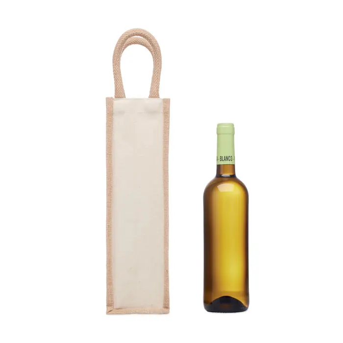 Flaschen-Geschenktasche Jute