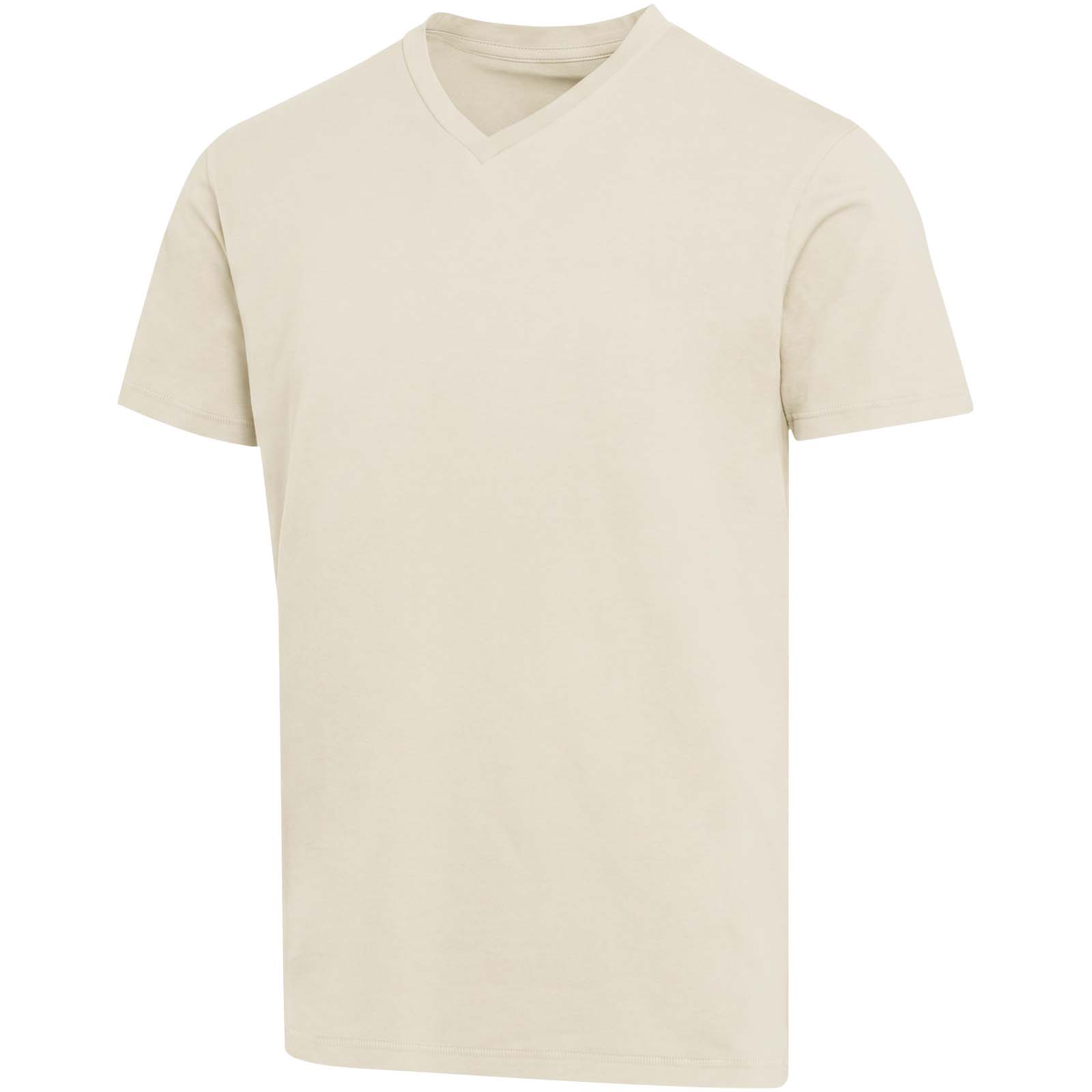 Balfour 200 g/m² Kurzärmeliges T-Shirt V-Ausschnitt Bio Baumwolle (OCS), unisex sandstone