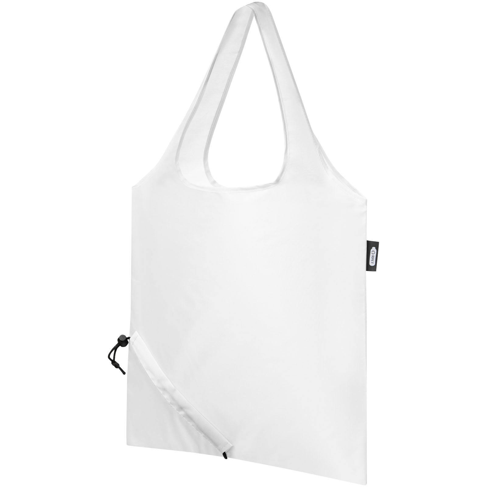 Sabia faltbare RPET Tragetasche 7L weiss