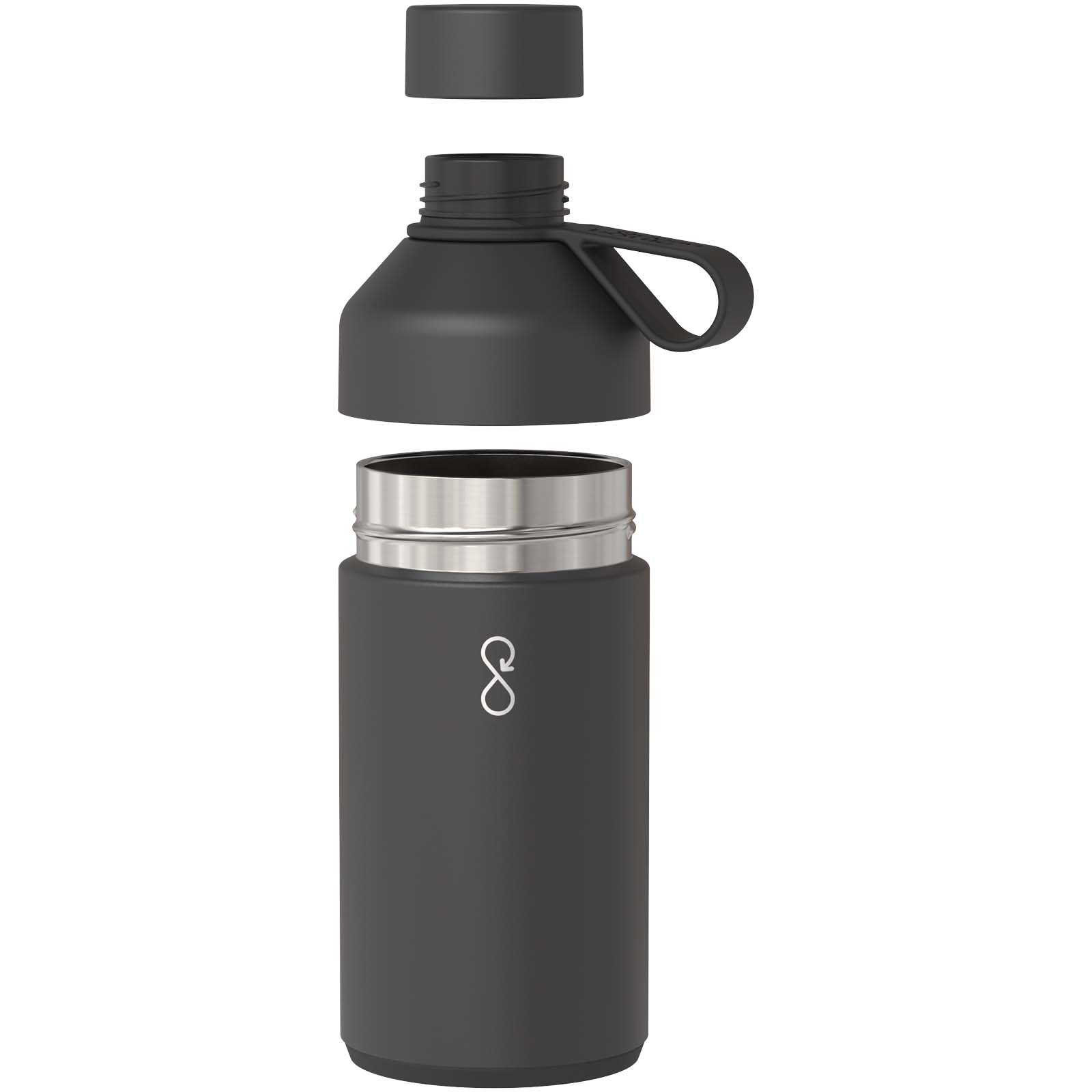 Ocean Bottle 750 ml vakuumisolierte Flasche schwarz