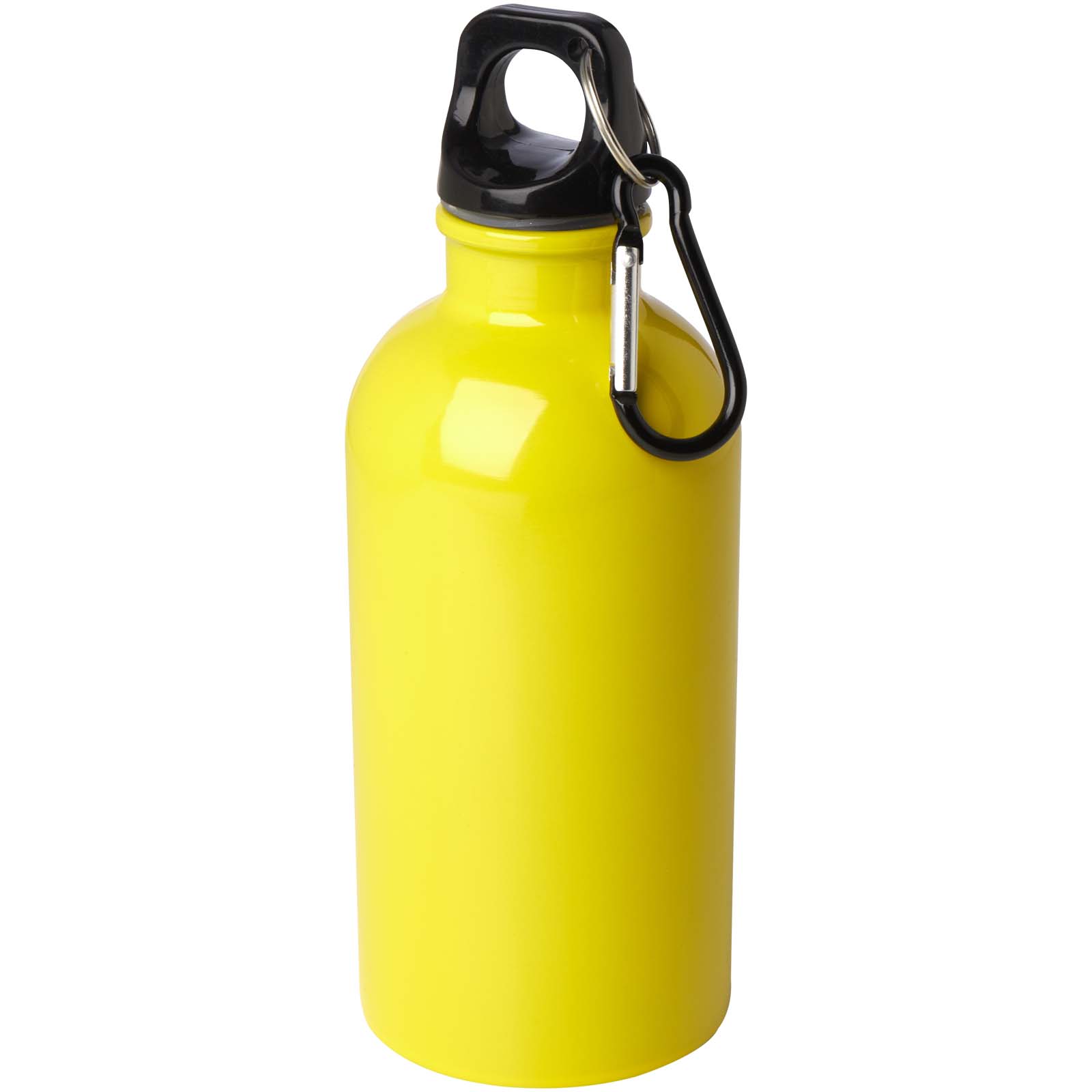 Oregon 400 ml RCS-zertifizierte, einwandige Trinkflasche aus Edelstahl mit Karabinerhaken gelb