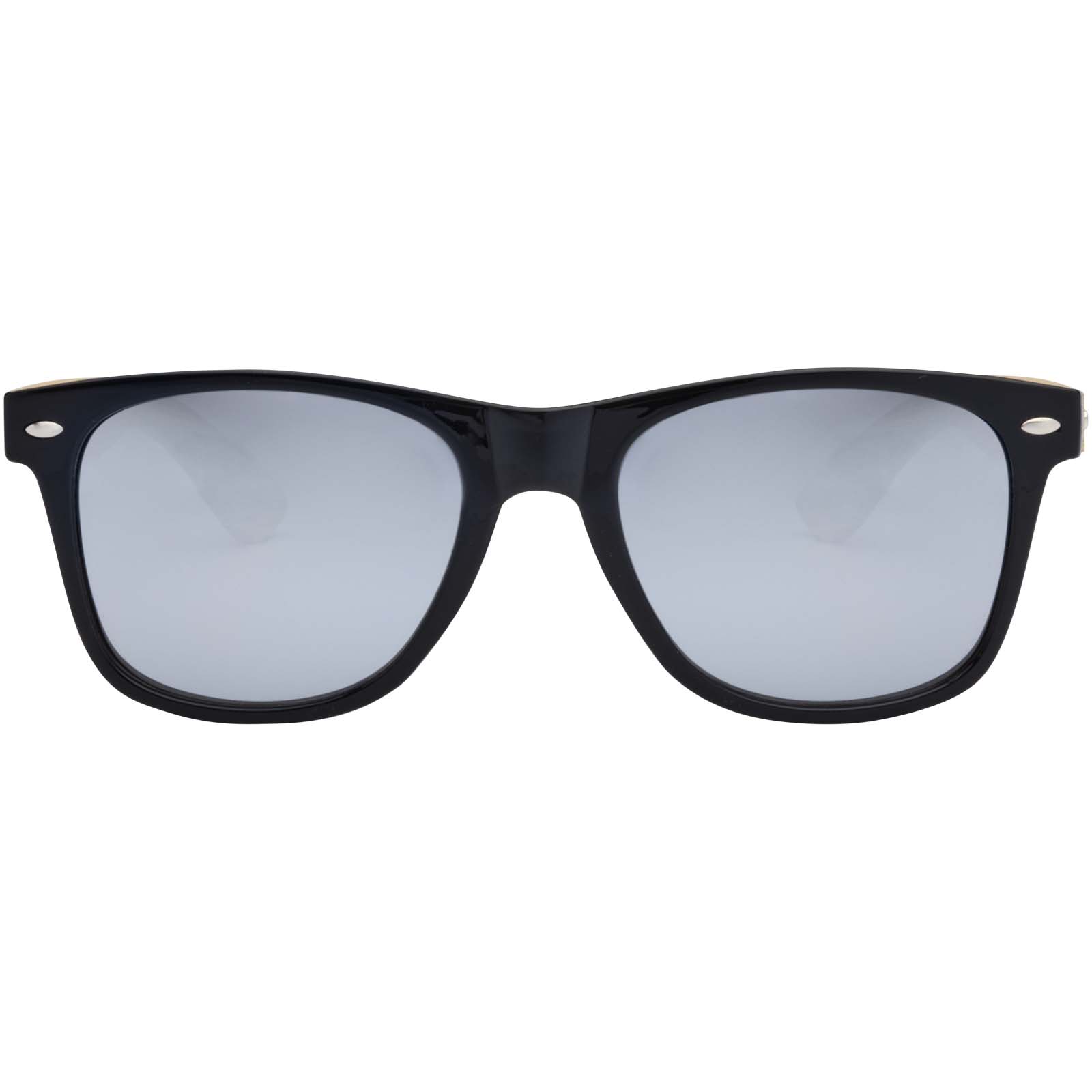 Hue Sonnenbrille mit Bambusbügeln silber