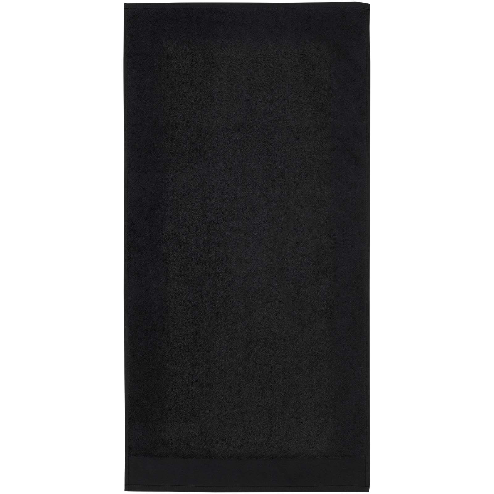 Nora 550 g/m² Baumwollhandtuch 50 x 100 cm schwarz