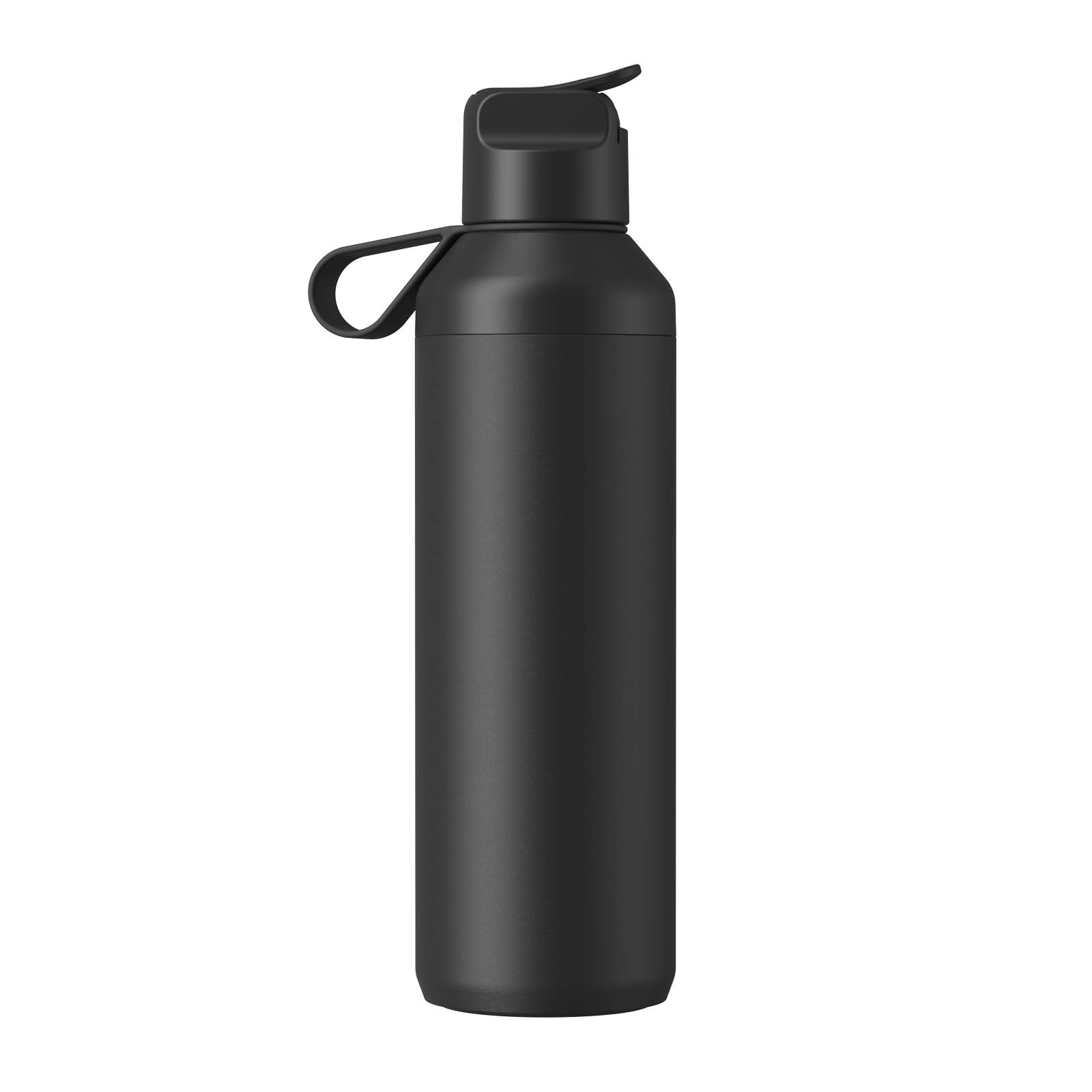 Ocean Bottle Peak GO 710 ml Flasche aus recyceltem Edelstahl obsidian-schwarz