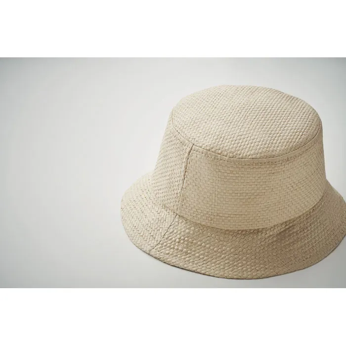 BUCKET HAT PAPIERSTROH