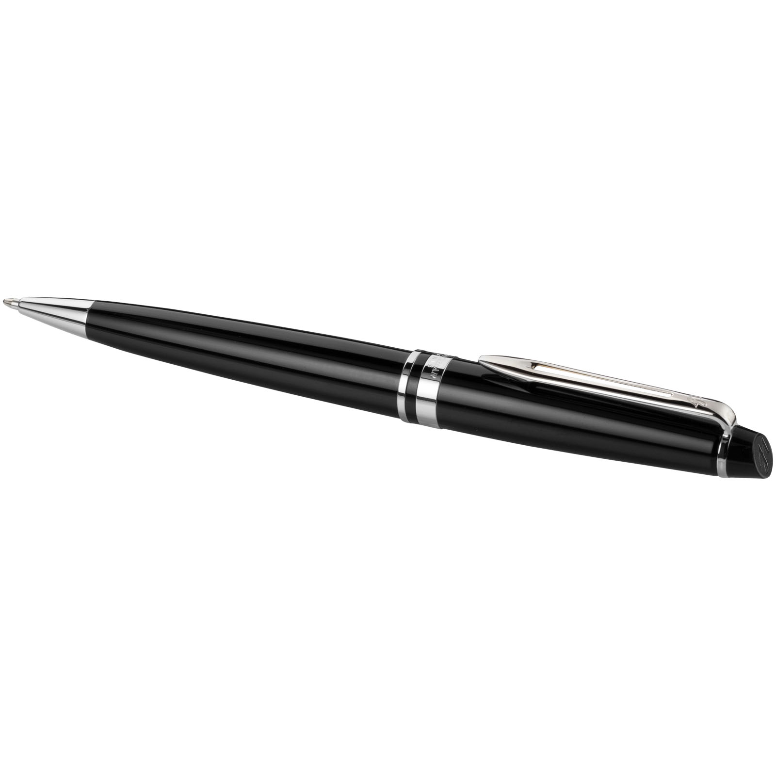 Waterman Expert Kugelschreiber (blaue Mine) schwarz, silber