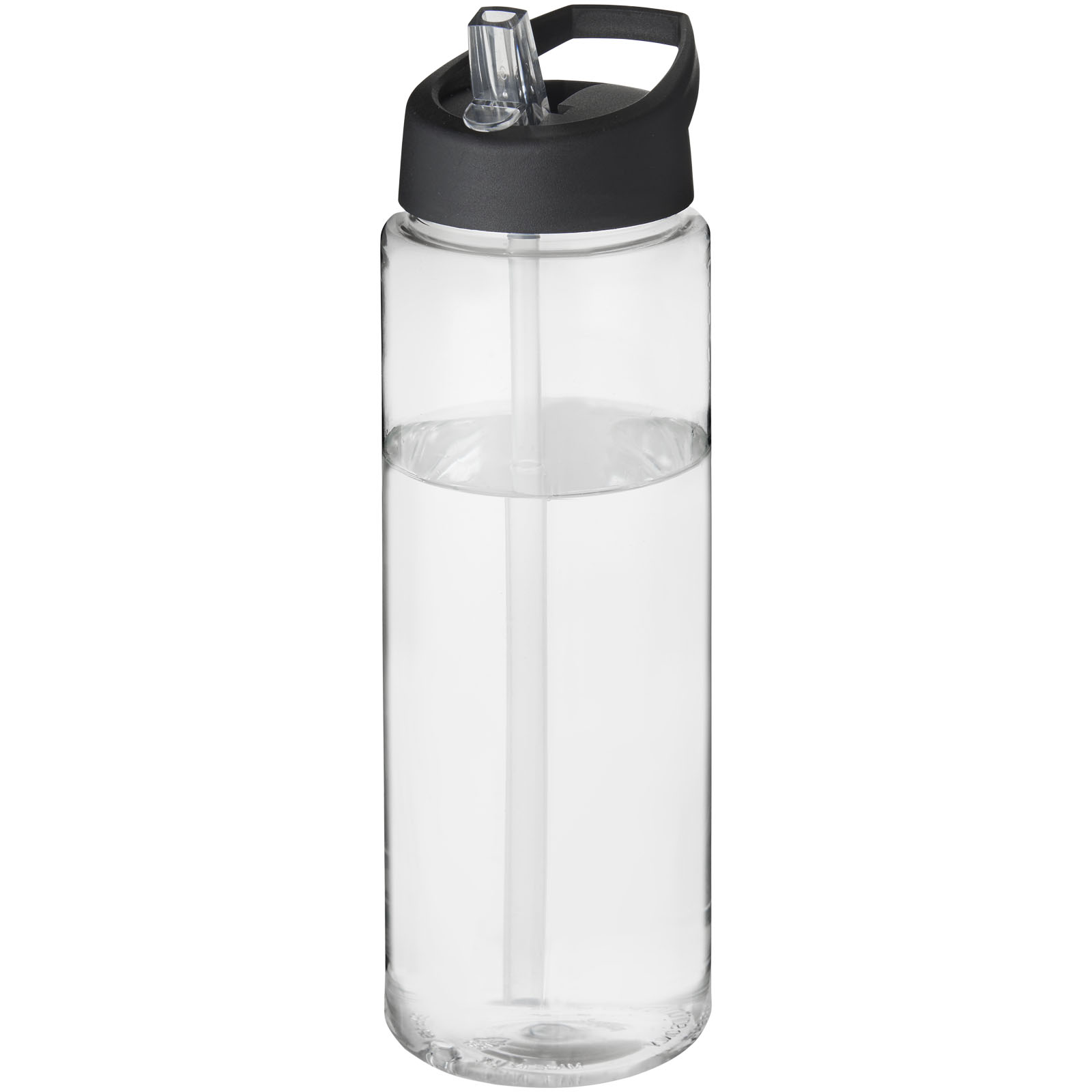 H2O Active® Vibe 850 ml Sportflasche mit Ausgussdeckel transparent, schwarz