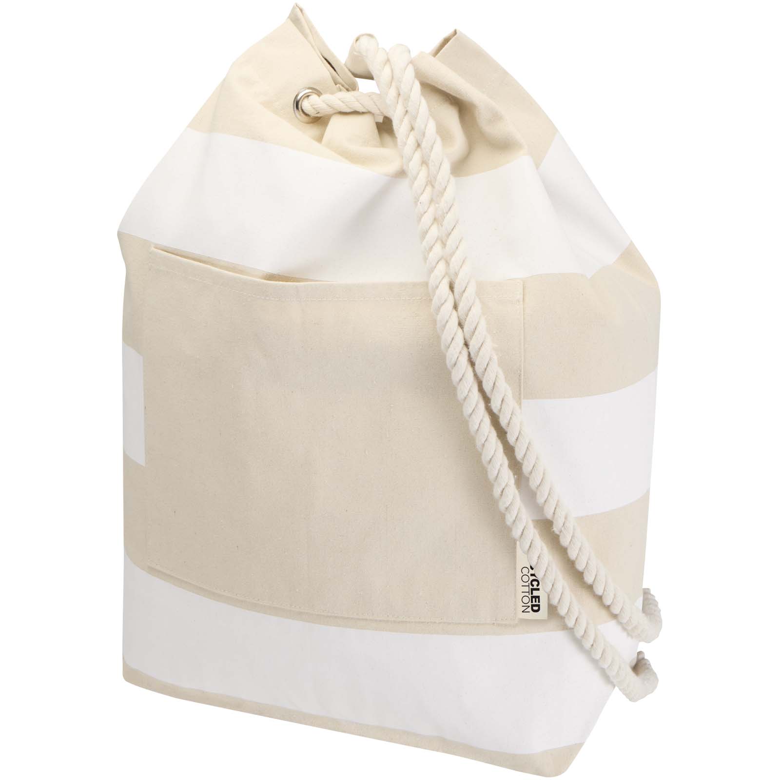 Florida 270 g/m² GRS-zertifizierter Seesack aus Recyclingmaterial, 15 l weiss