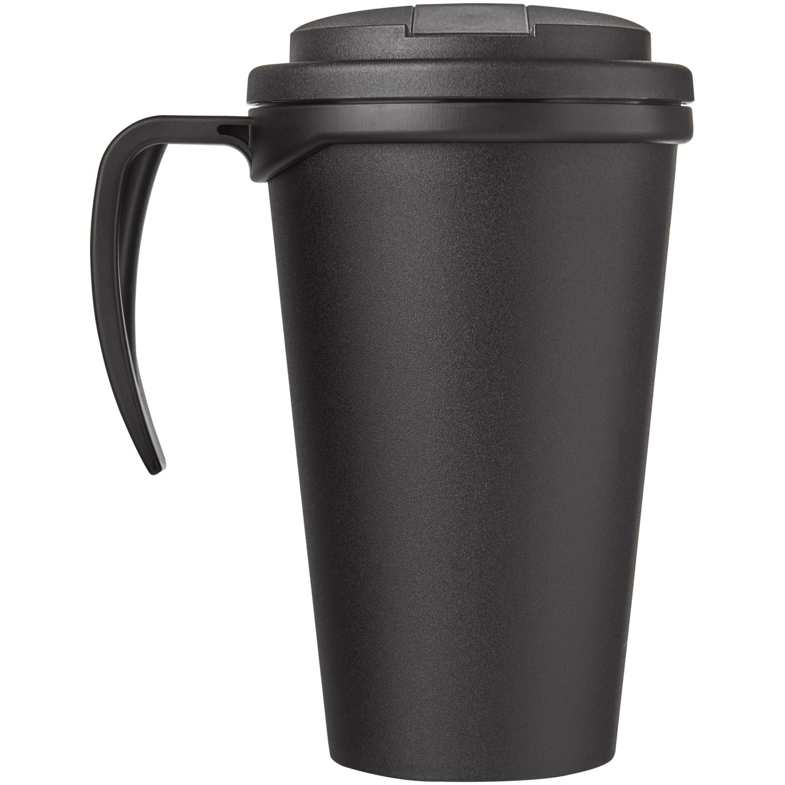 Americano® Grande 350 ml Isolierbecher mit auslaufsicherem Schraubverschluss schwarz, schwarz