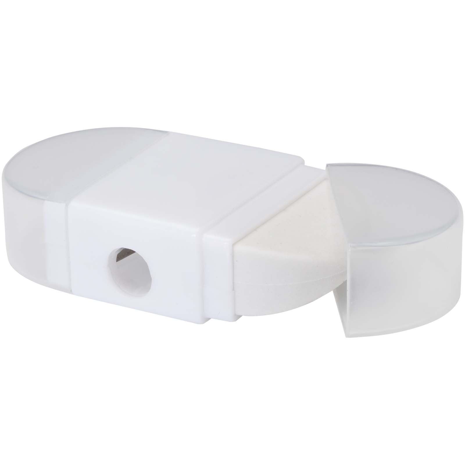 Velvi Anspitzer mit Radiergummi weiss