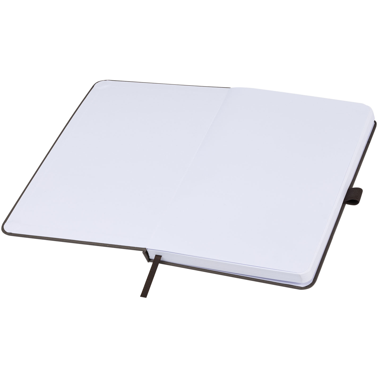 Fabianna Hardcover Notizbuch aus Crush-Papier kaffeebraun