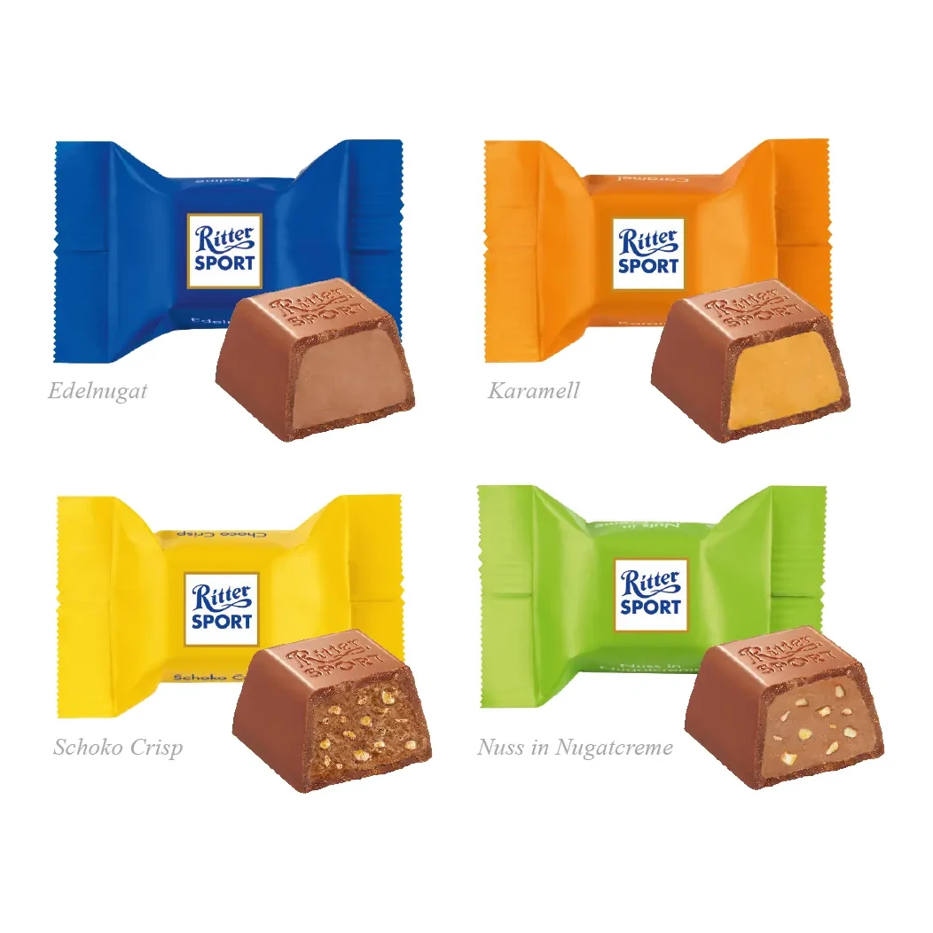 3D Präsent "Schiff" mit Ritter SPORT Schokowürfel
