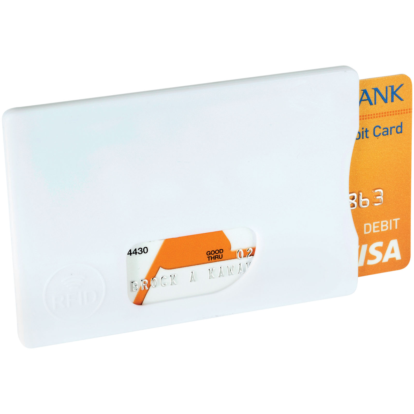 RFID Kreditkartenschutz weiss