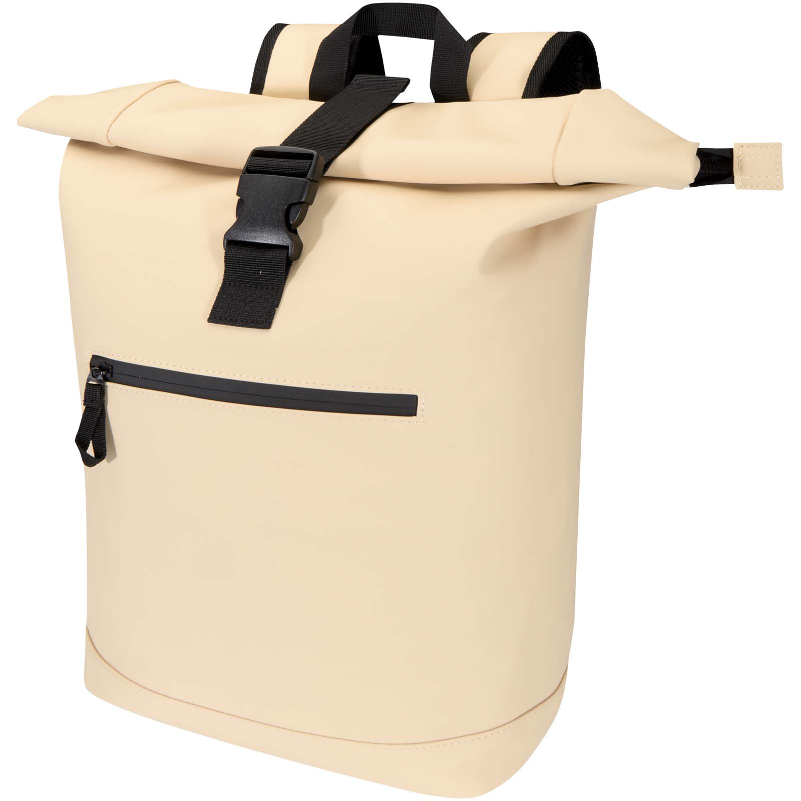 Resi Plus 15" GRS-recycelter Rolltop Rucksack 18 L oatmeal