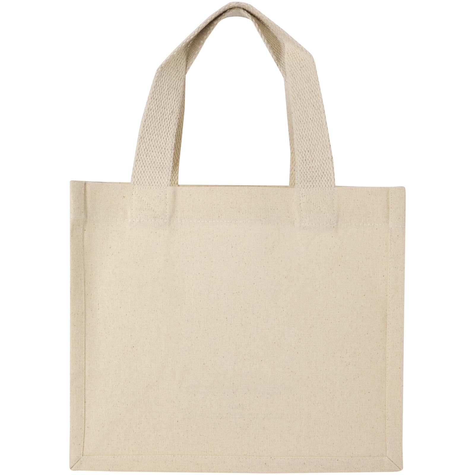 Odessa Mini-Tragetasche mit Bodenfalte aus 220 g/m² GRS Recyclingbaumwolle 9L natur