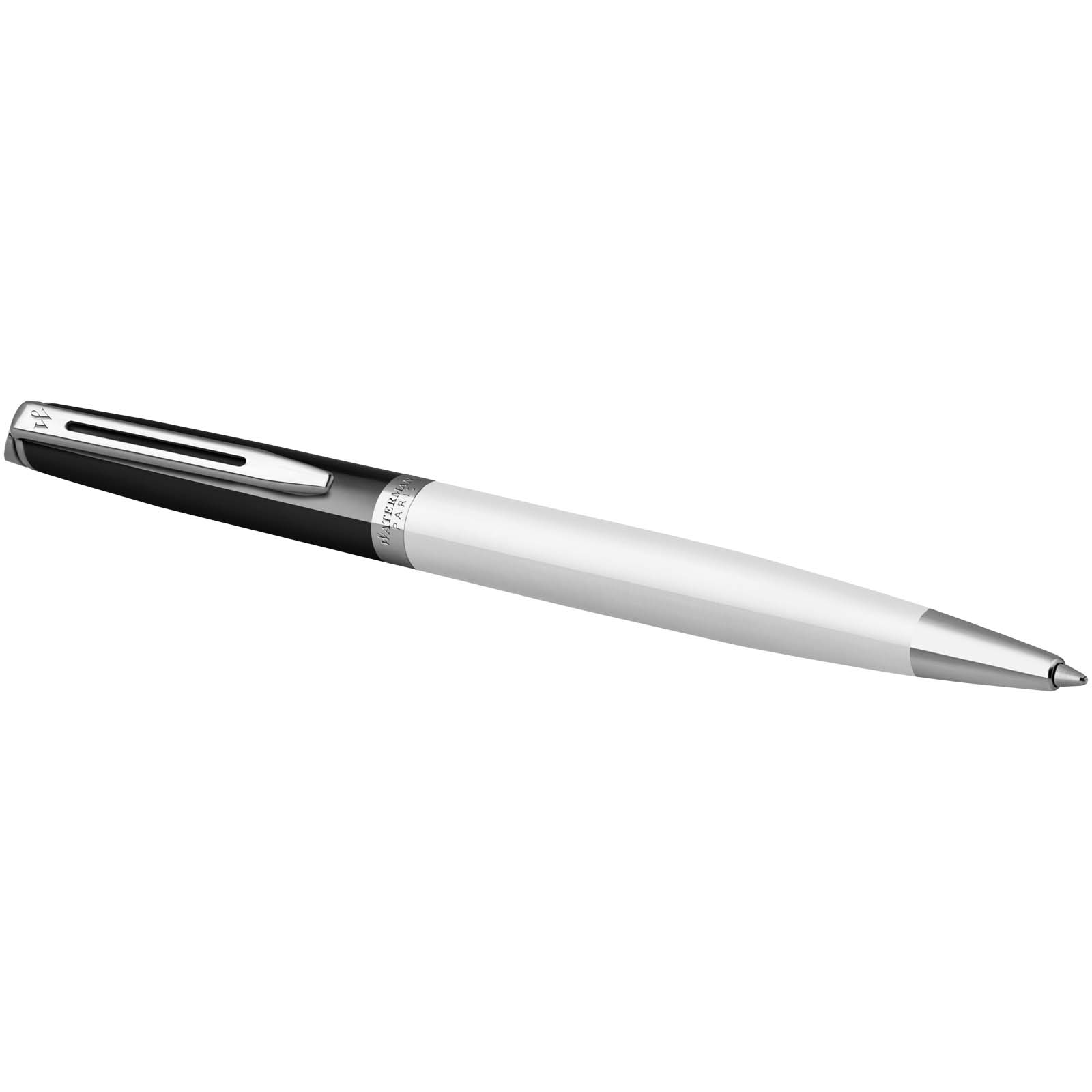 Waterman Hemisphere Color-Block Kugelschreiber mit Palladiumbeschichtung (blaue Mine) weiss, schwarz