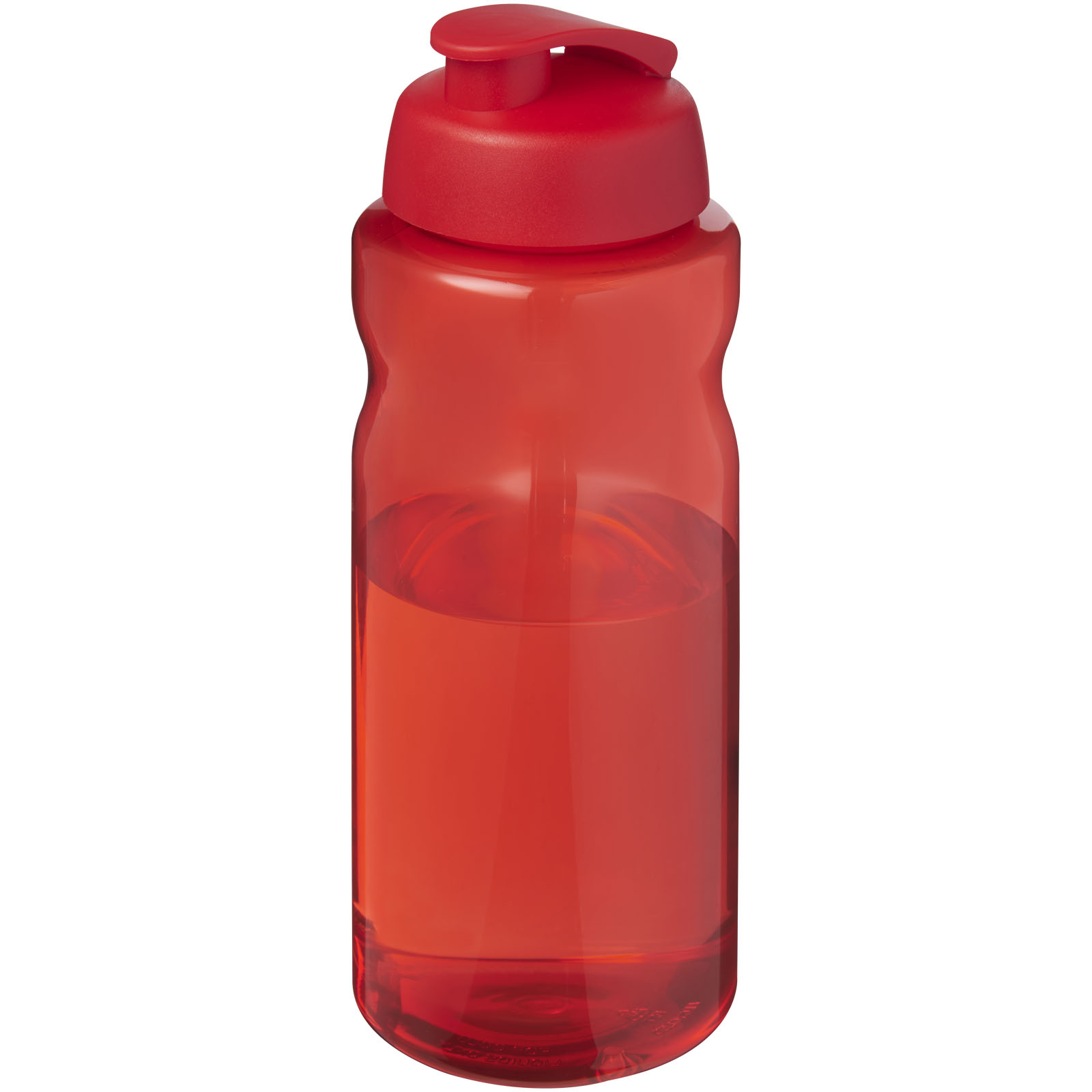 H2O Active® Eco Big Base 1L Sportflasche mit Klappdeckel rot, rot