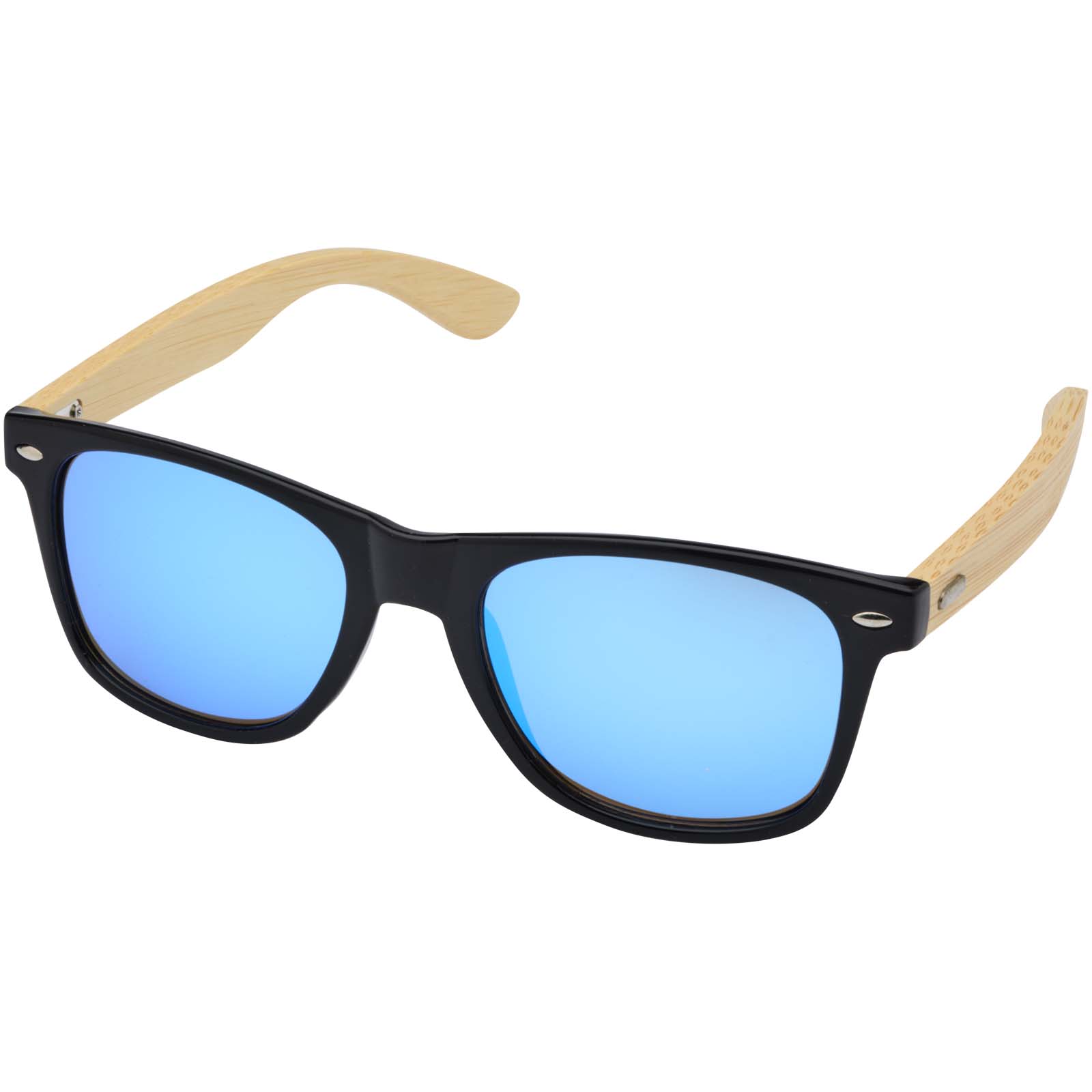 Hue Sonnenbrille mit Bambusbügeln blau, natur